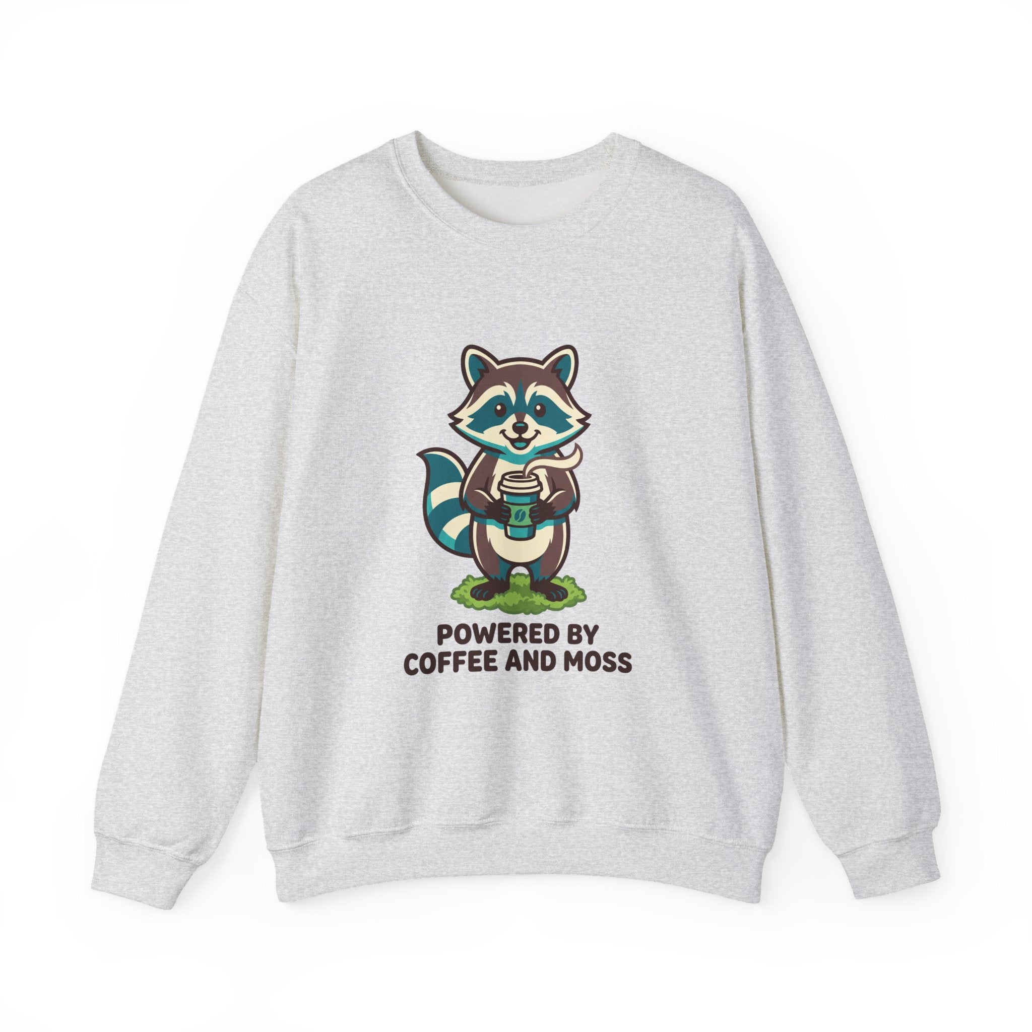 Powered by Coffee and Moss Crewneck