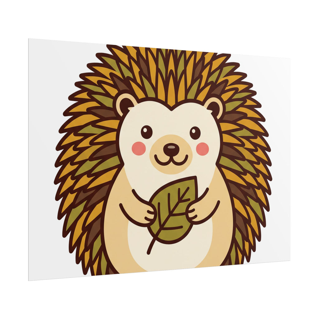 Chubby Hedgehog Poster