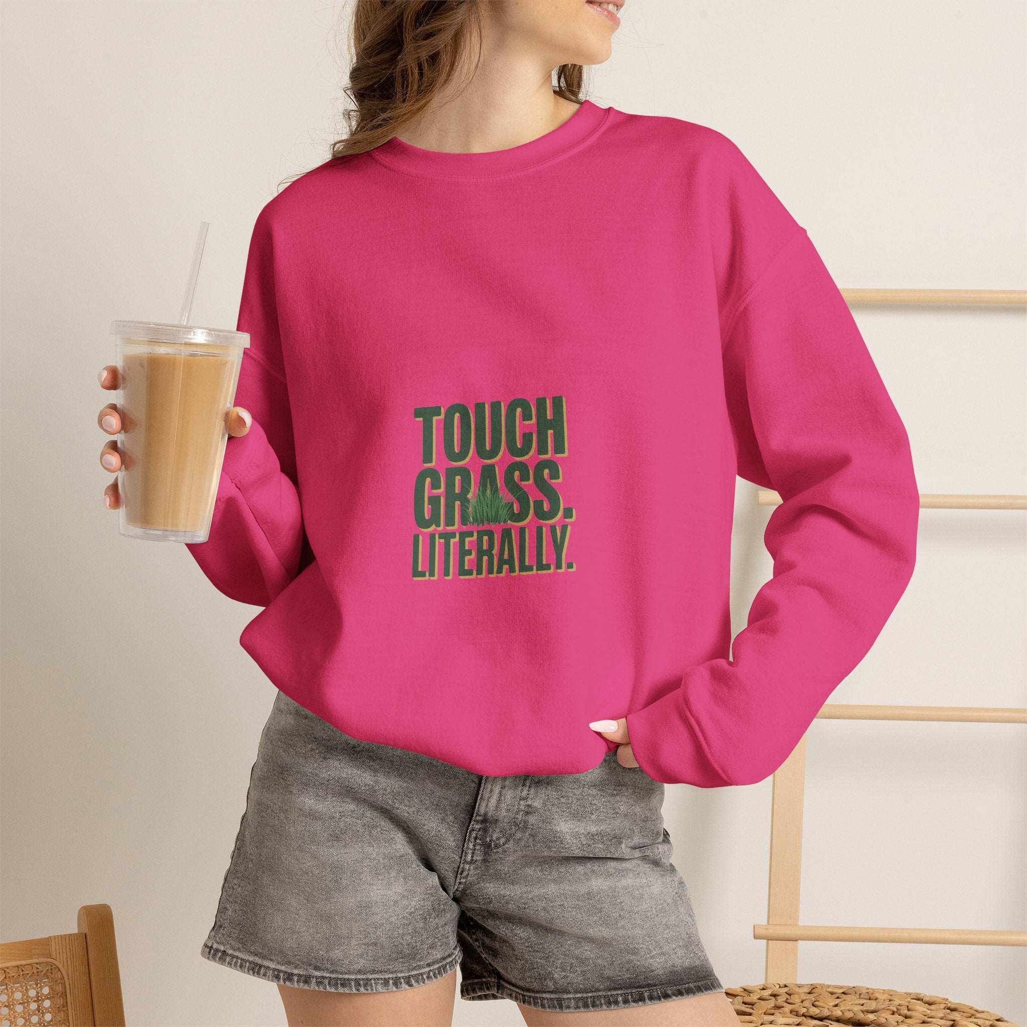 Touch Grass. Literally. Crewneck