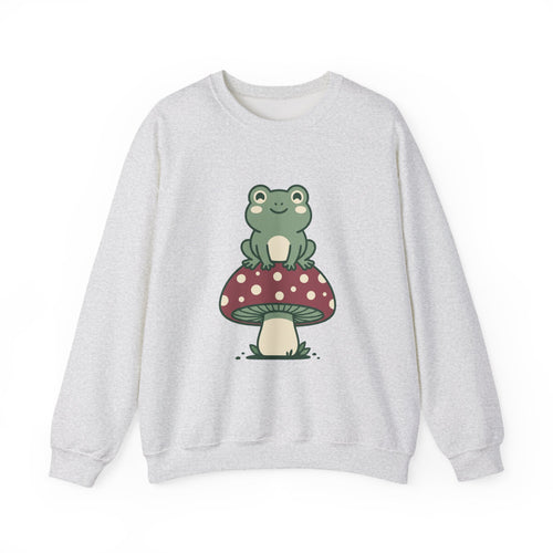 Frog on a Mushroom Crewneck