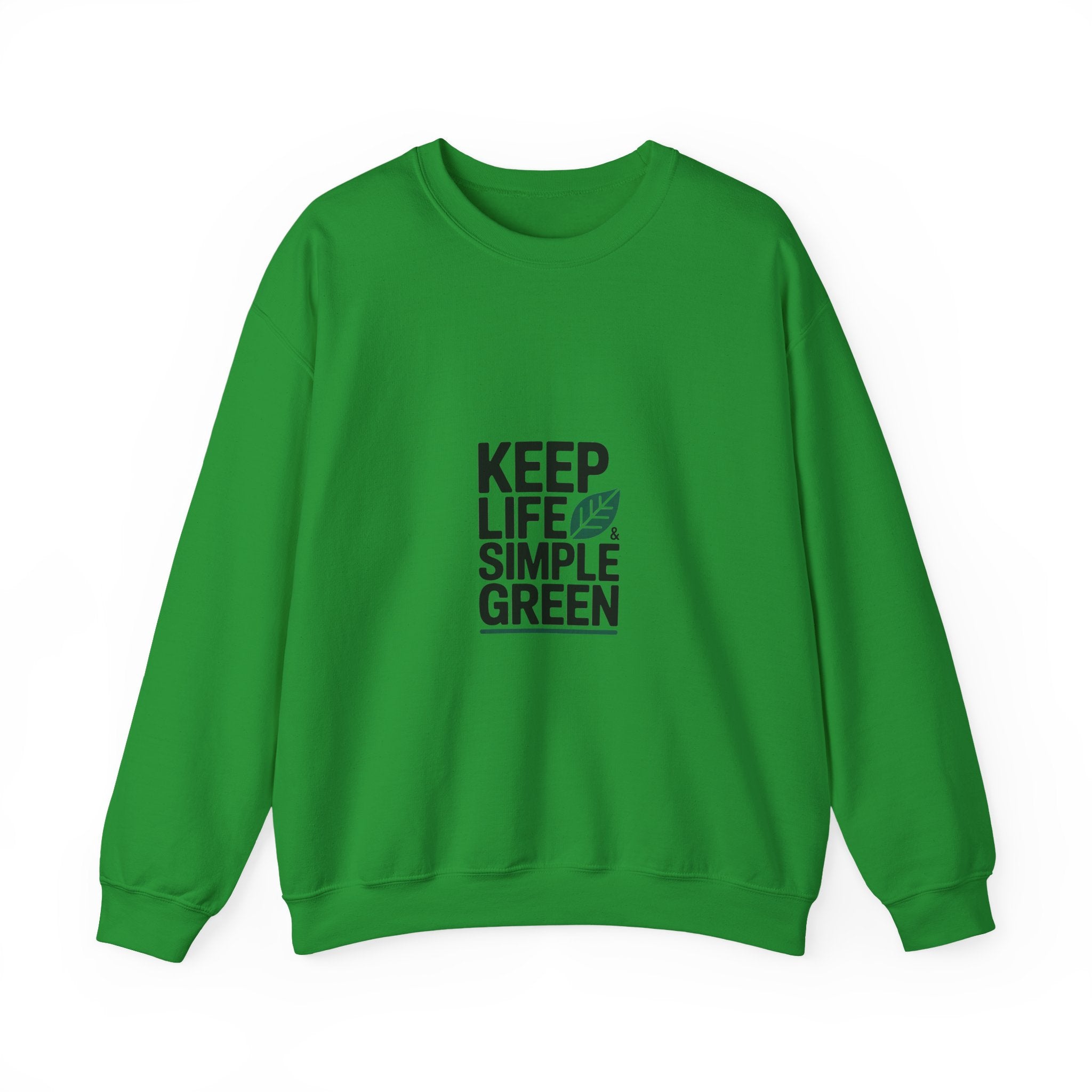Keep Life Simple & Green Crewneck