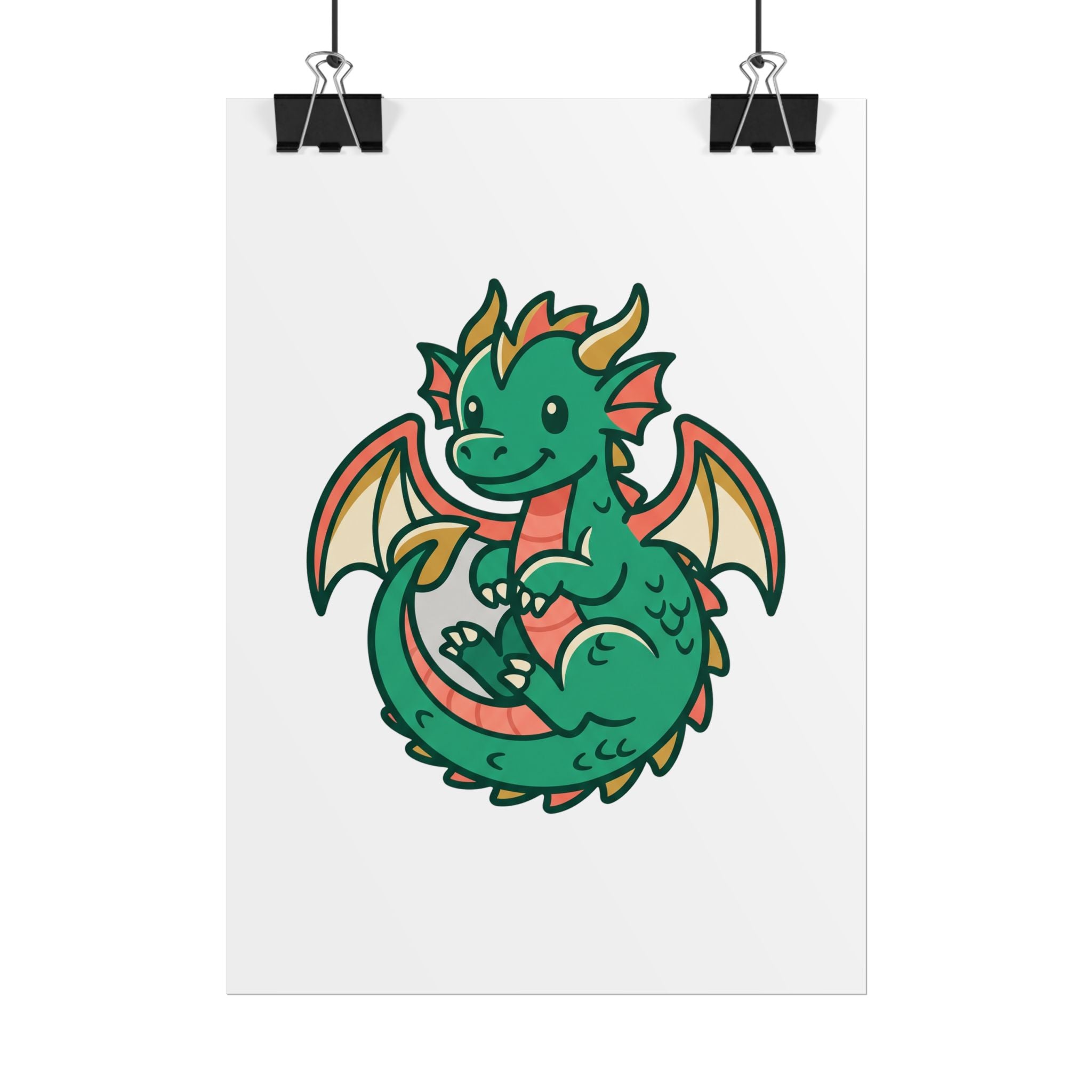 Tiny Leaf Dragon Poster