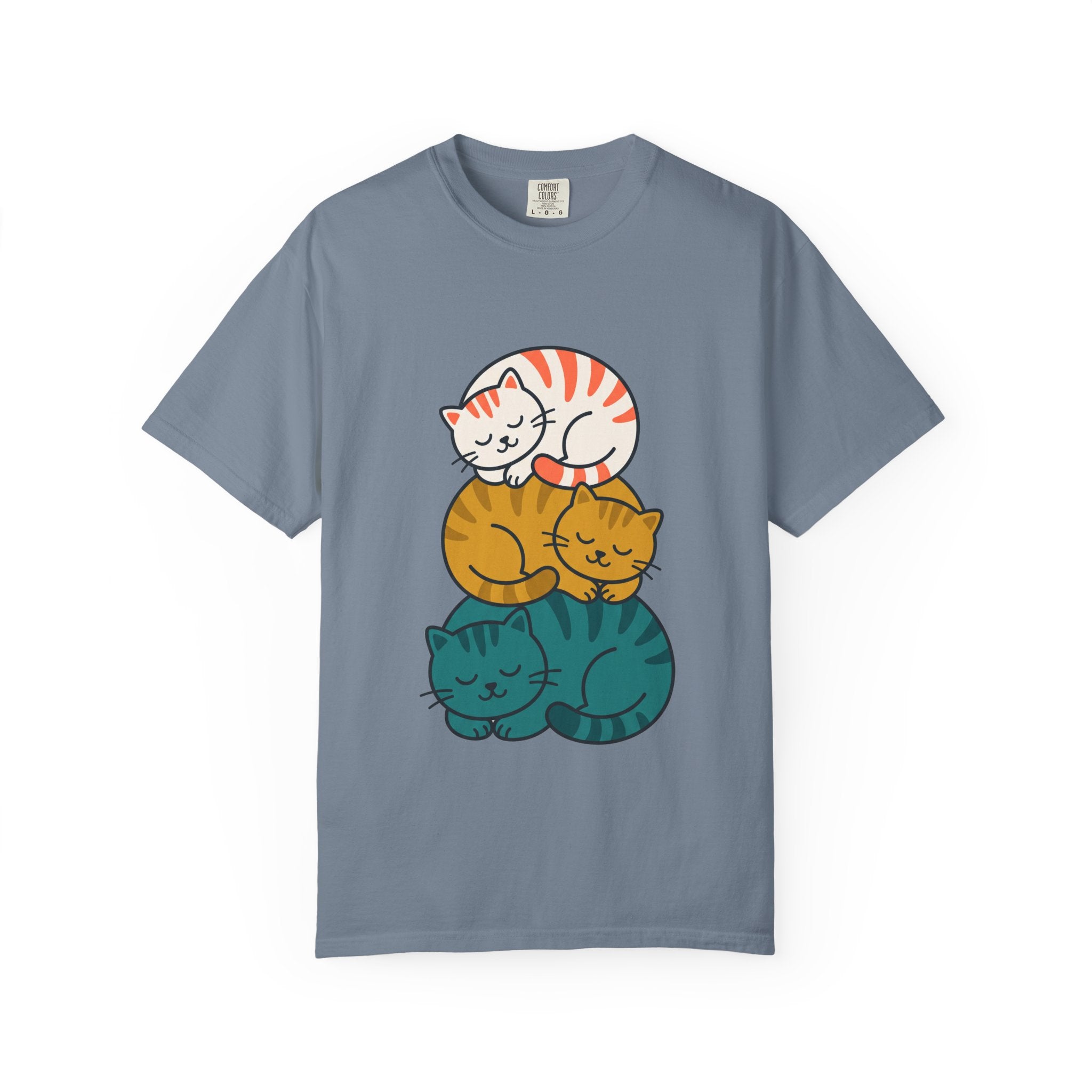 Sleepy Cat Stack Tee