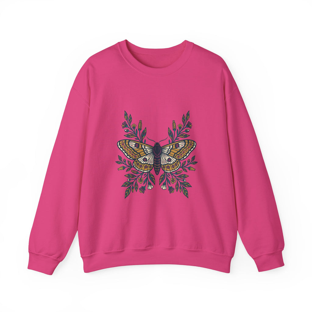 Botanical Moth and Flora Crewneck
