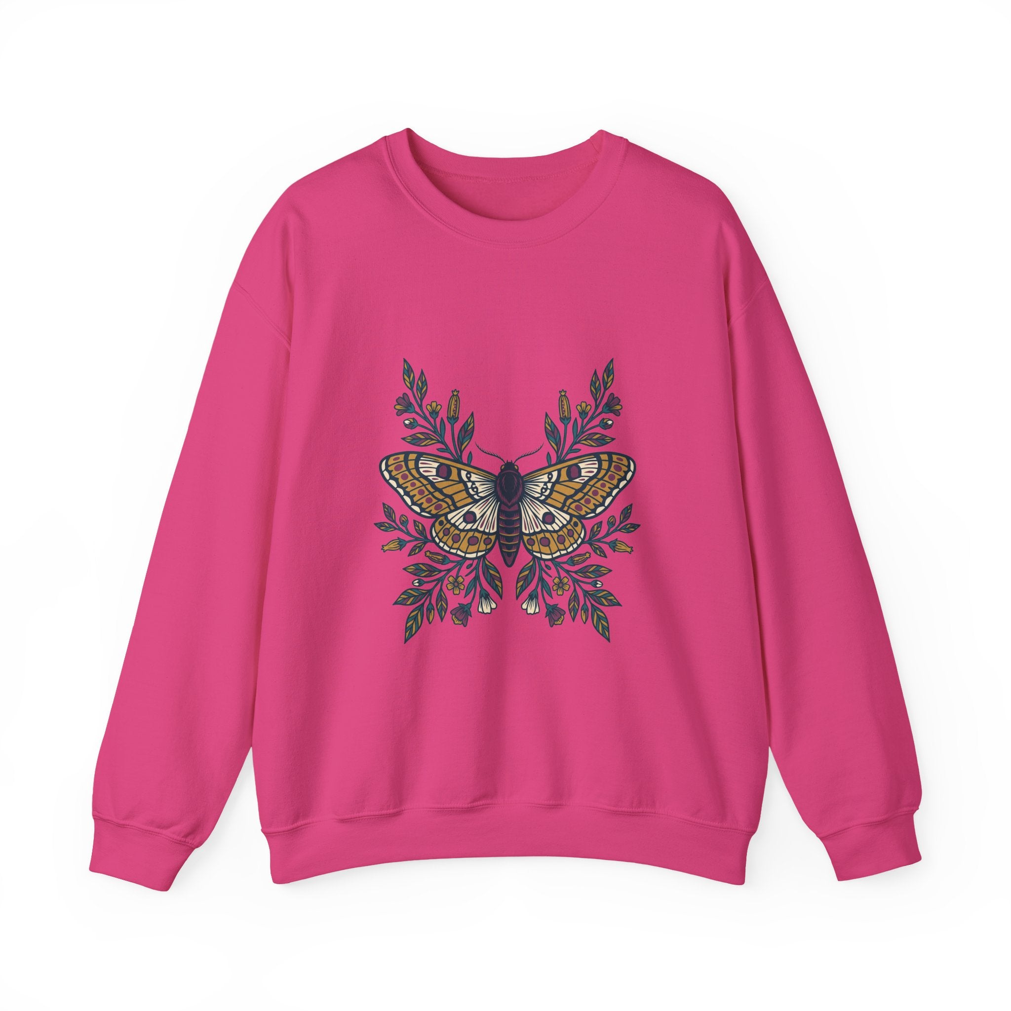 Botanical Moth and Flora Crewneck