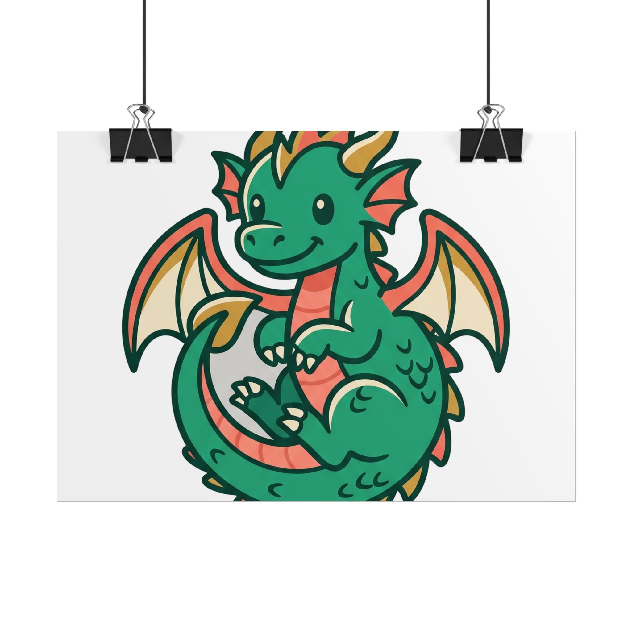Tiny Leaf Dragon Poster