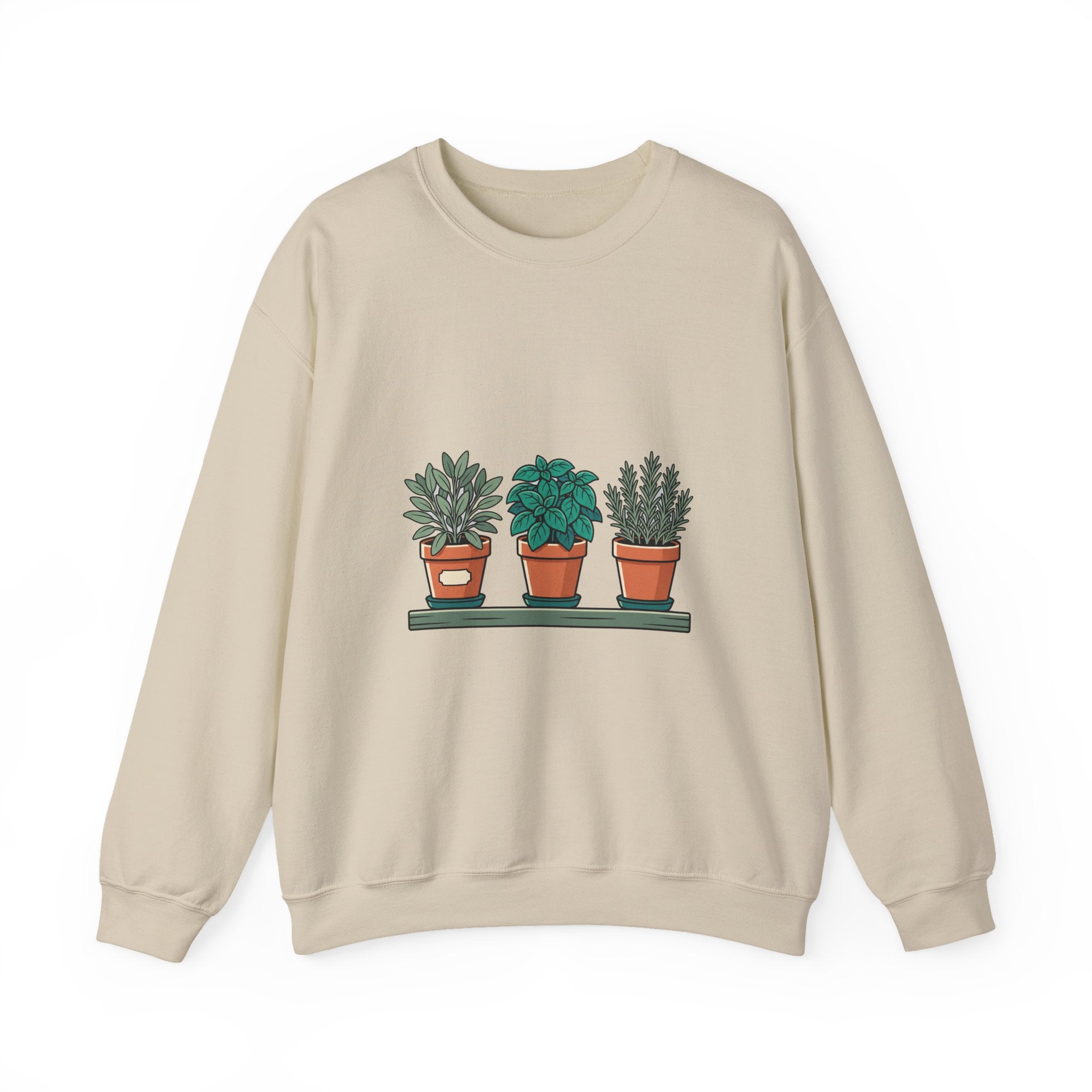 Cottage Window Herbs Crewneck