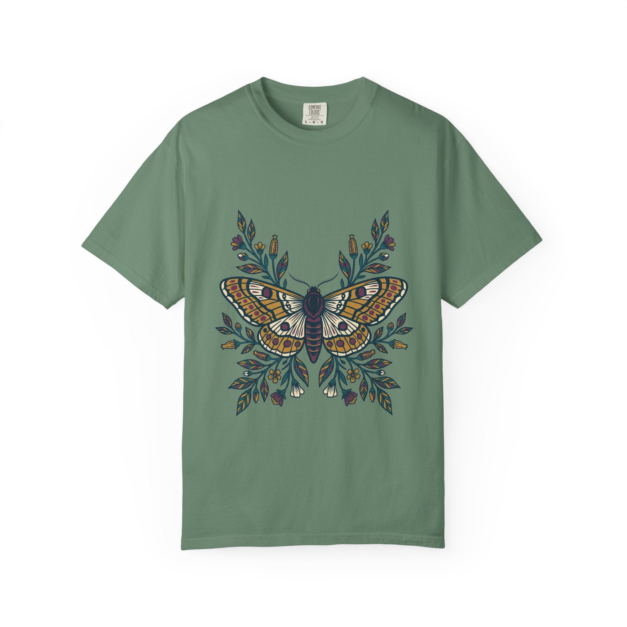 Botanical Moth and Flora Tee