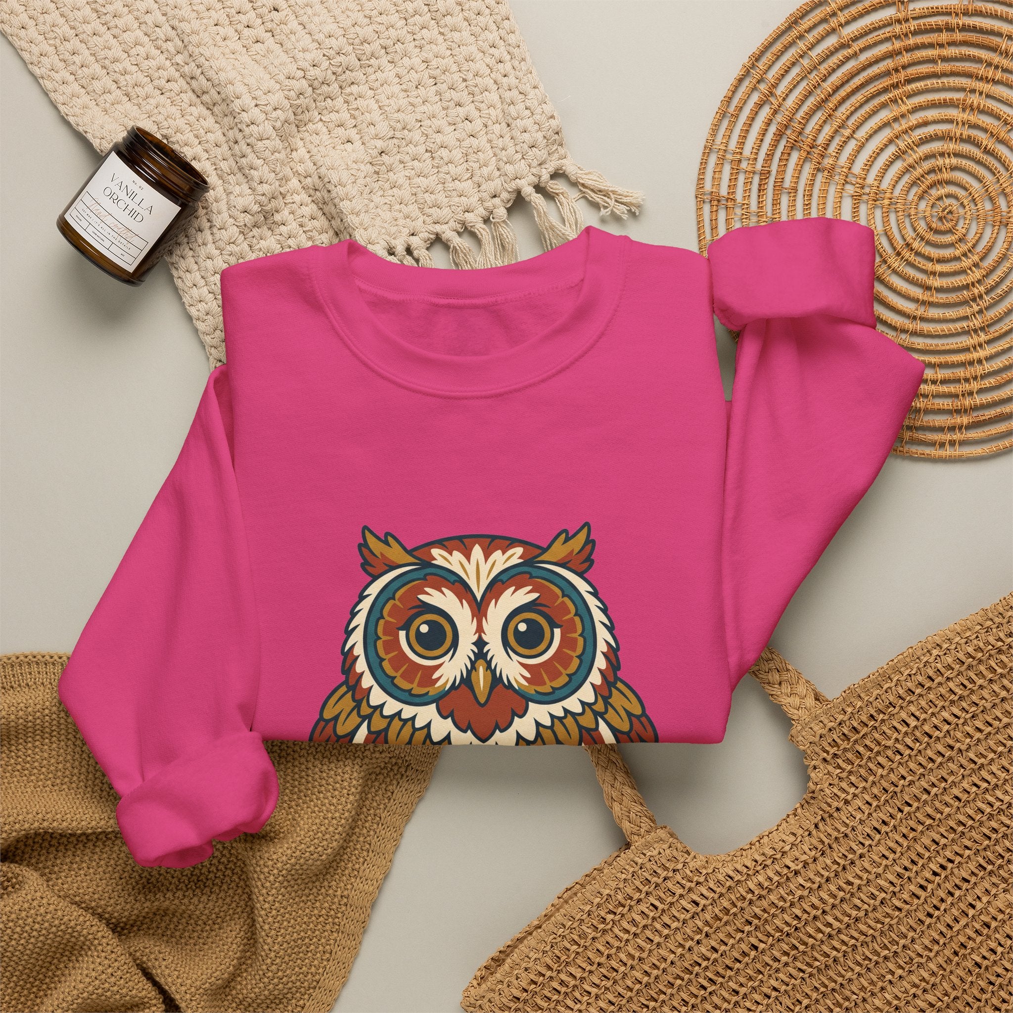 Round Owl Crewneck
