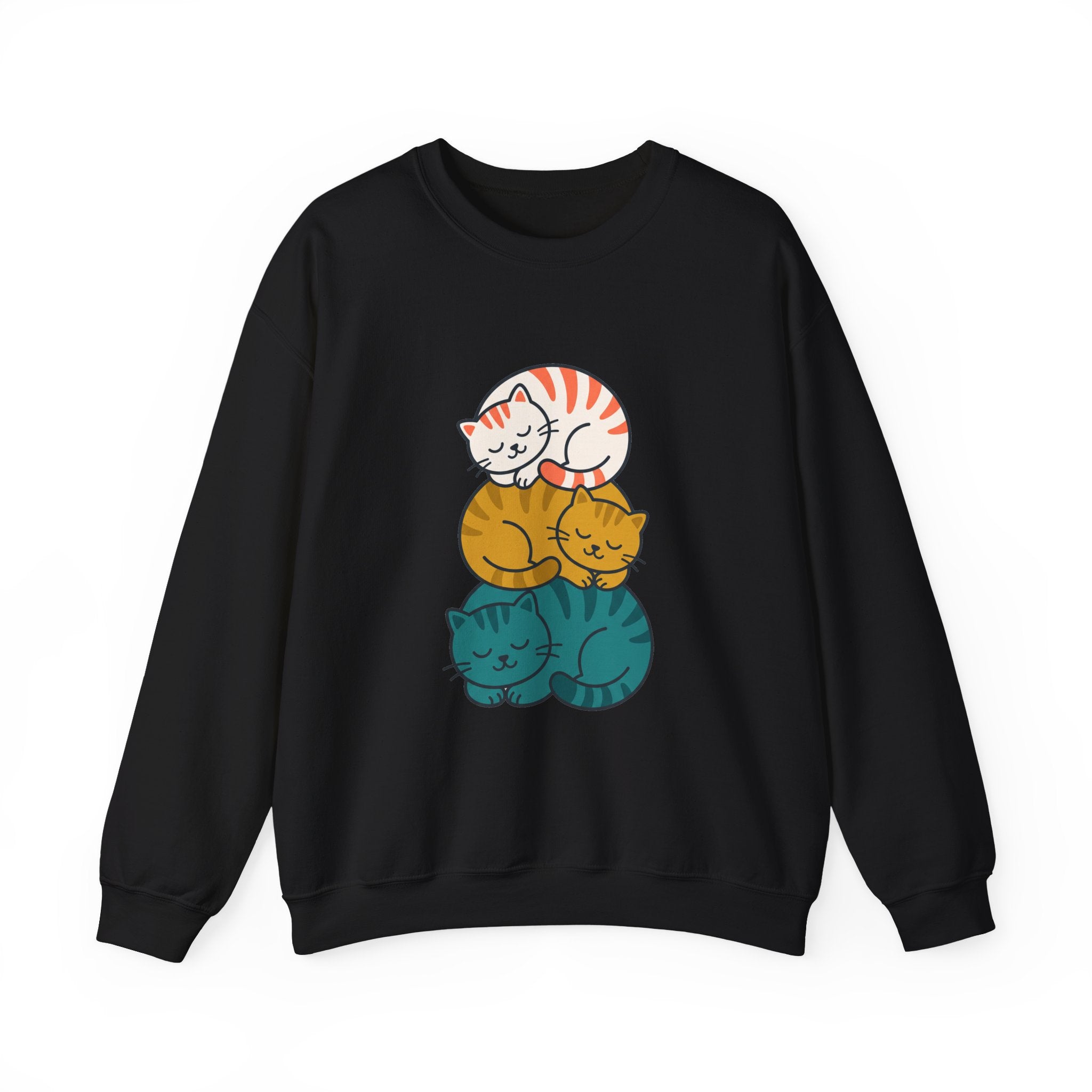 Sleepy Cat Stack Crewneck