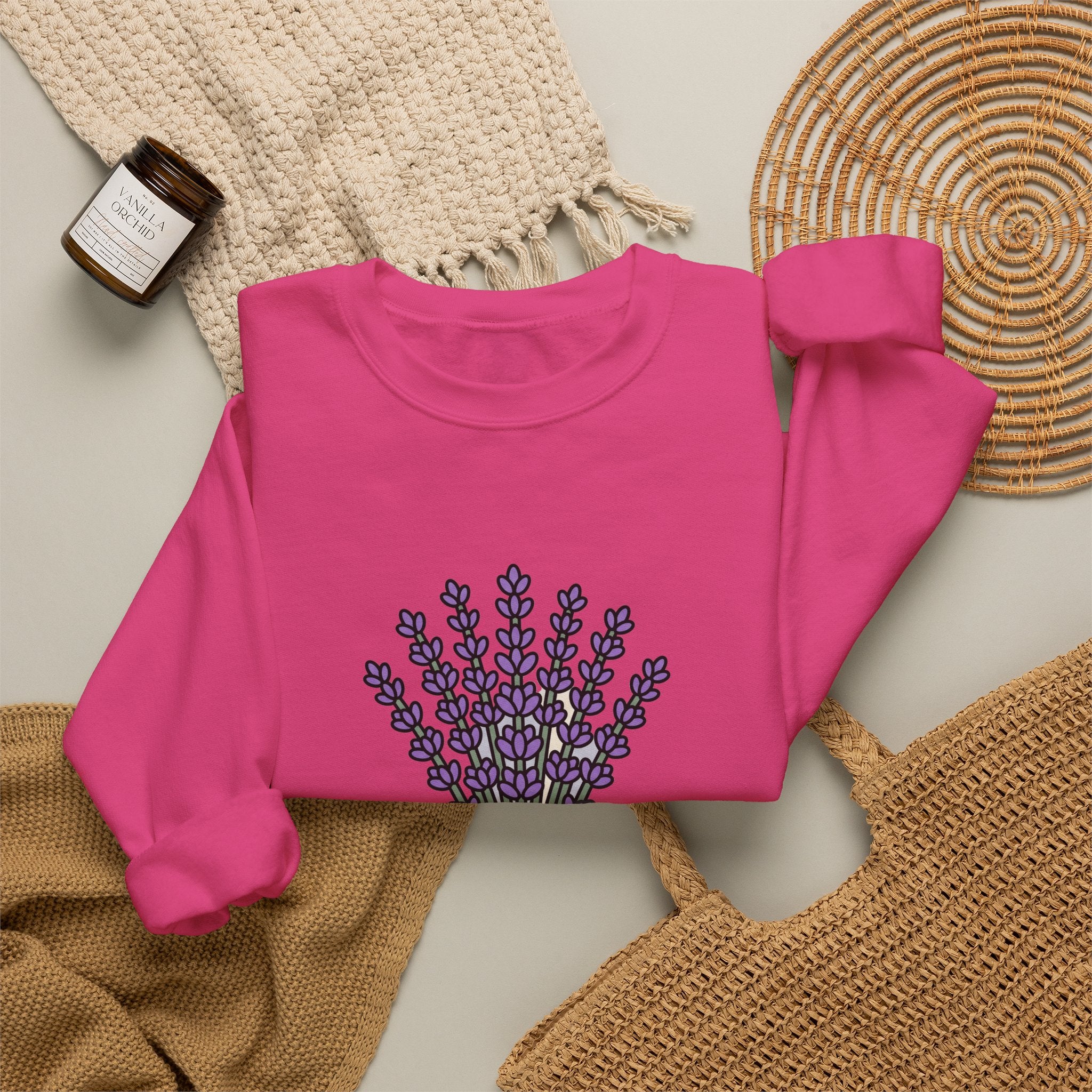 Lavender Bunch Crewneck