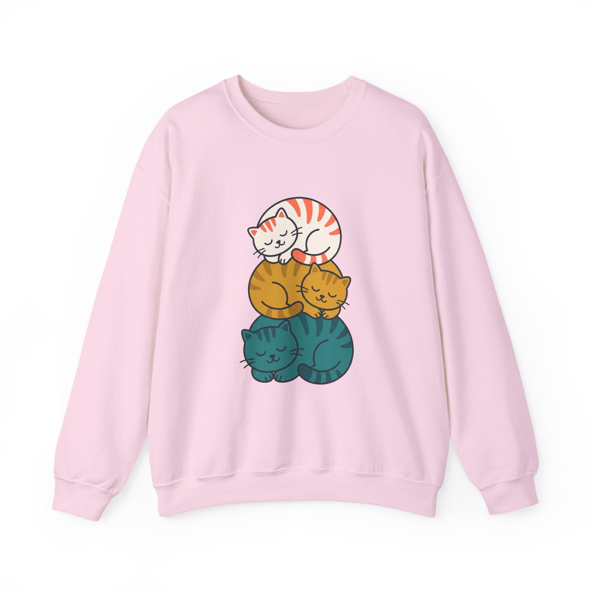 Sleepy Cat Stack Crewneck