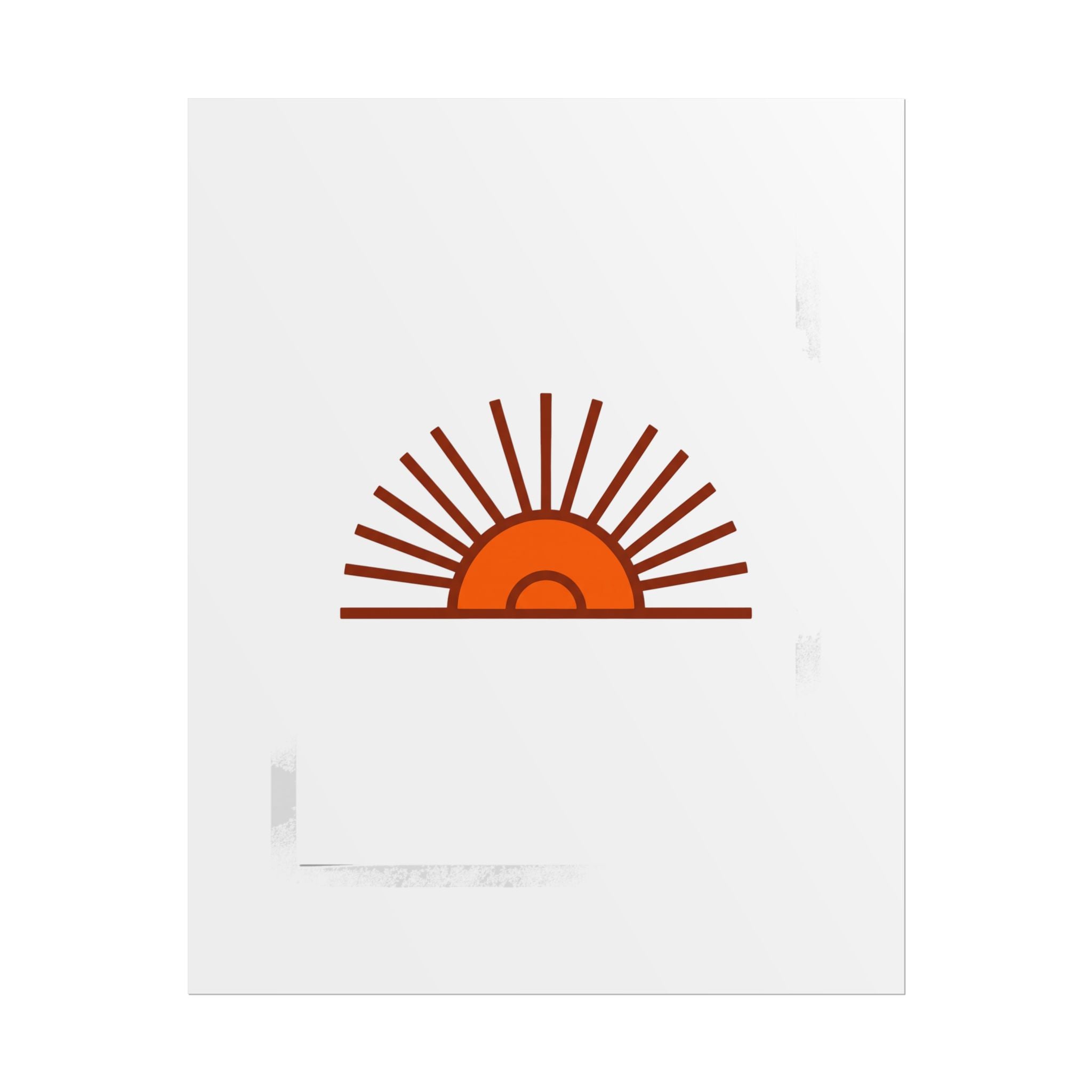Rising Sun Rays Poster