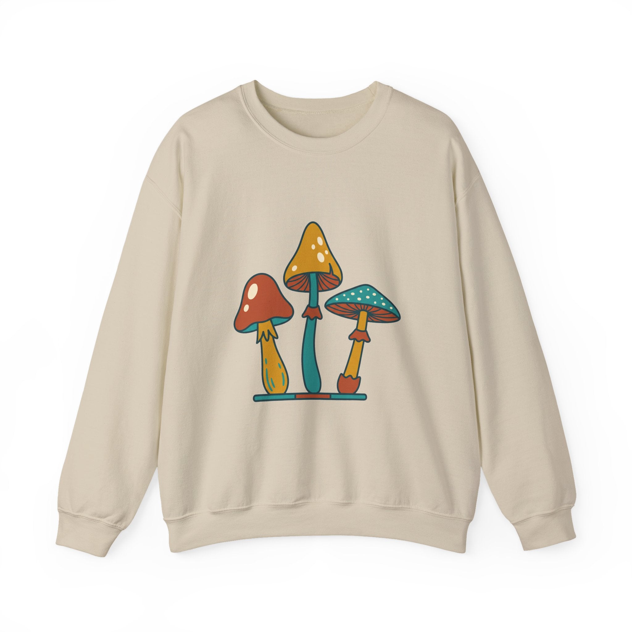 Mushroom Trio Botanical Crewneck