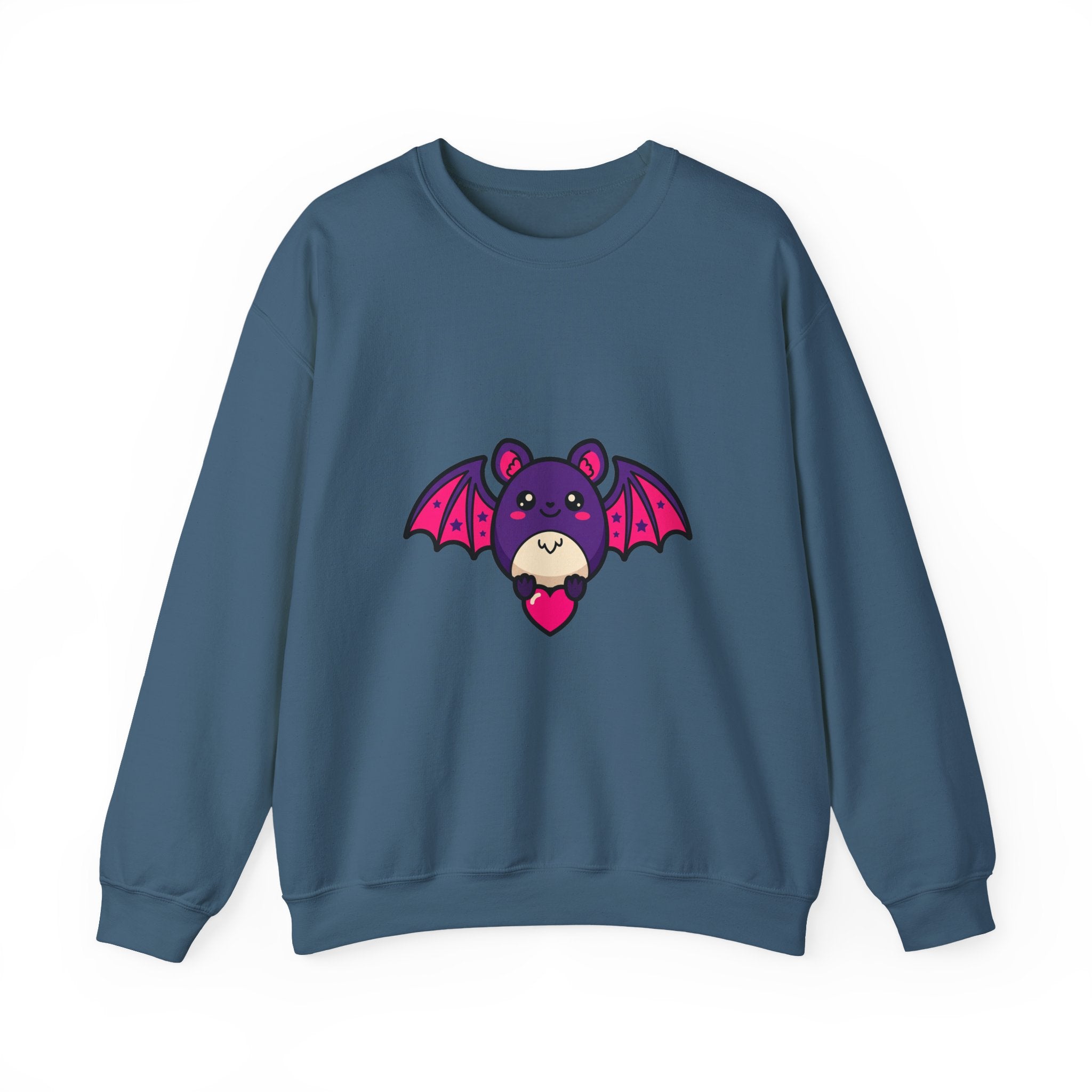 Bat with Tiny Heart Crewneck