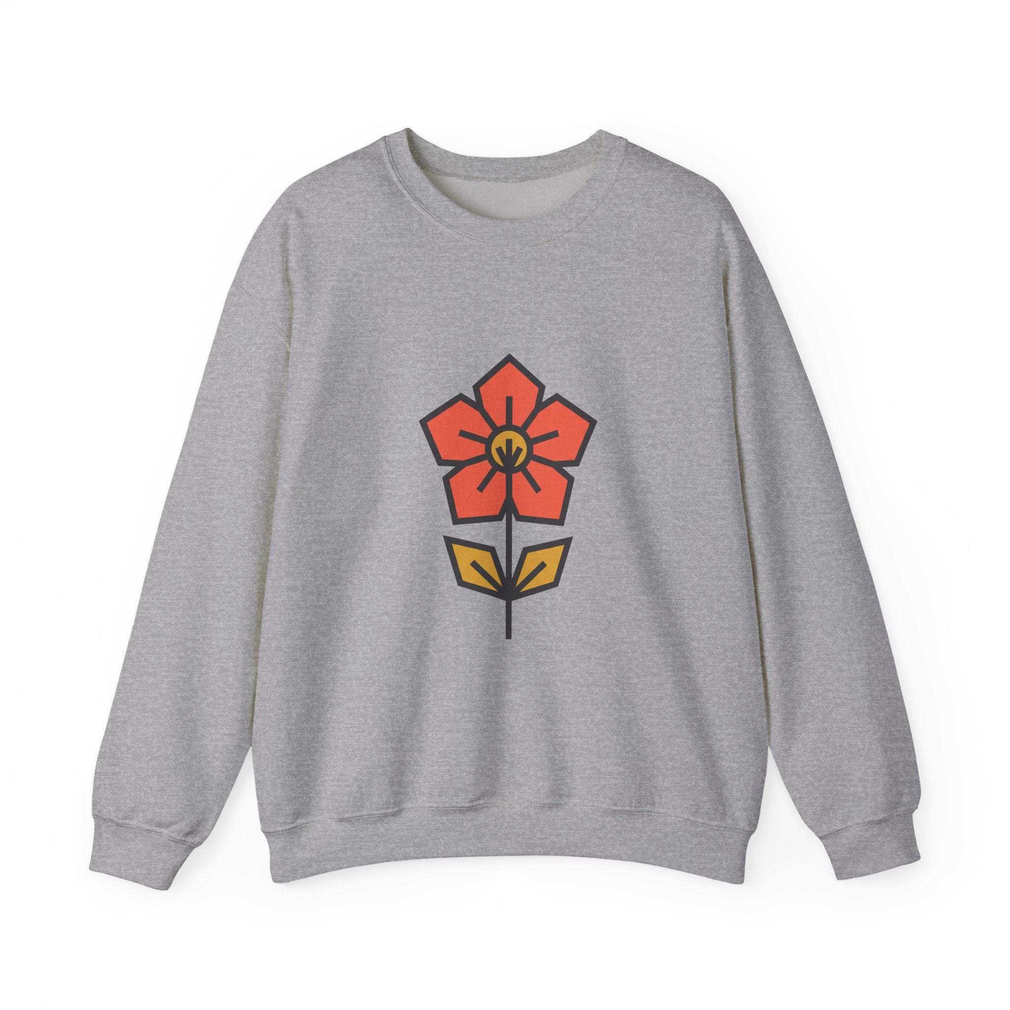 Minimal Wildflower Icon Crewneck