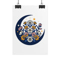 Moonflower Crescent Poster