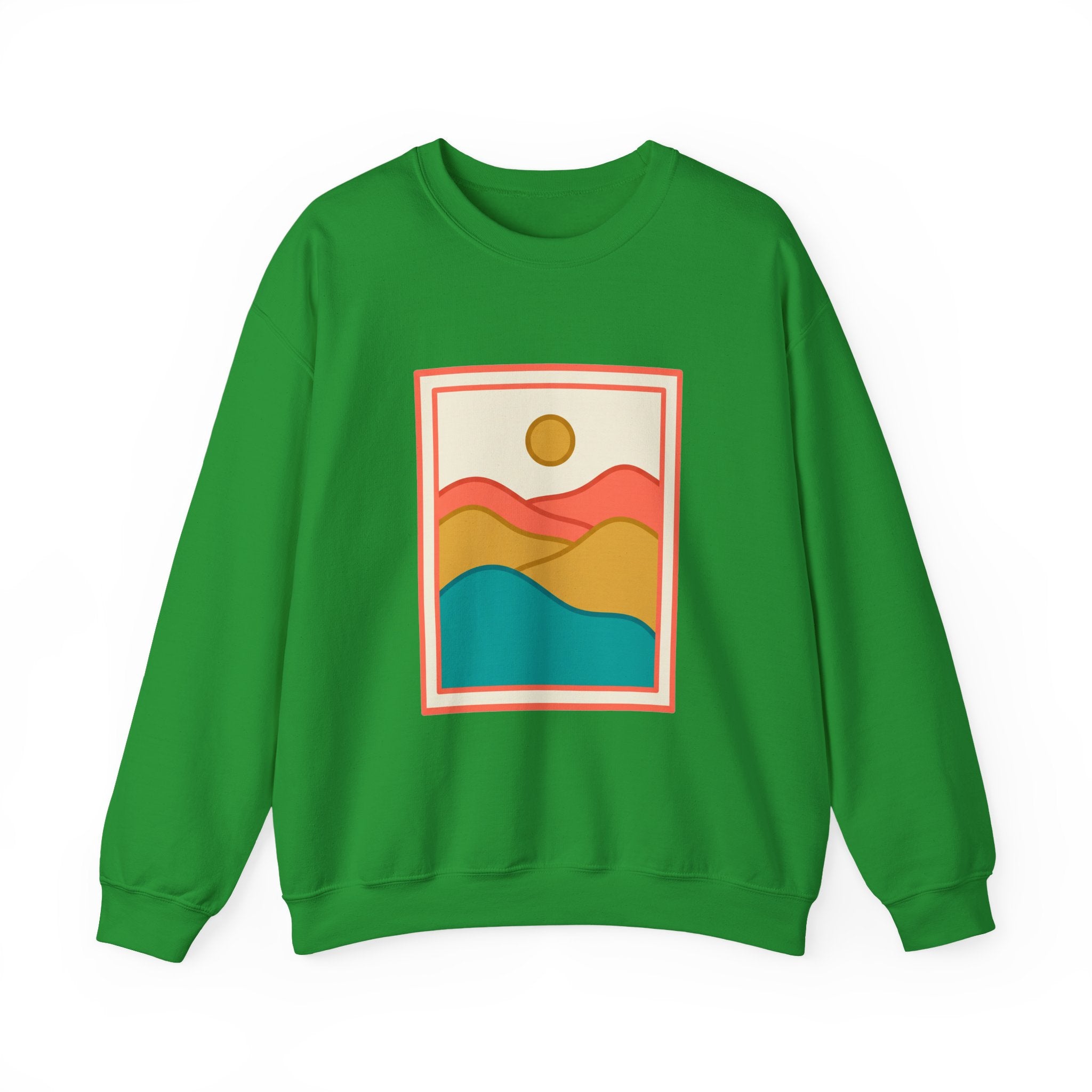 Layered Hills Line Crewneck