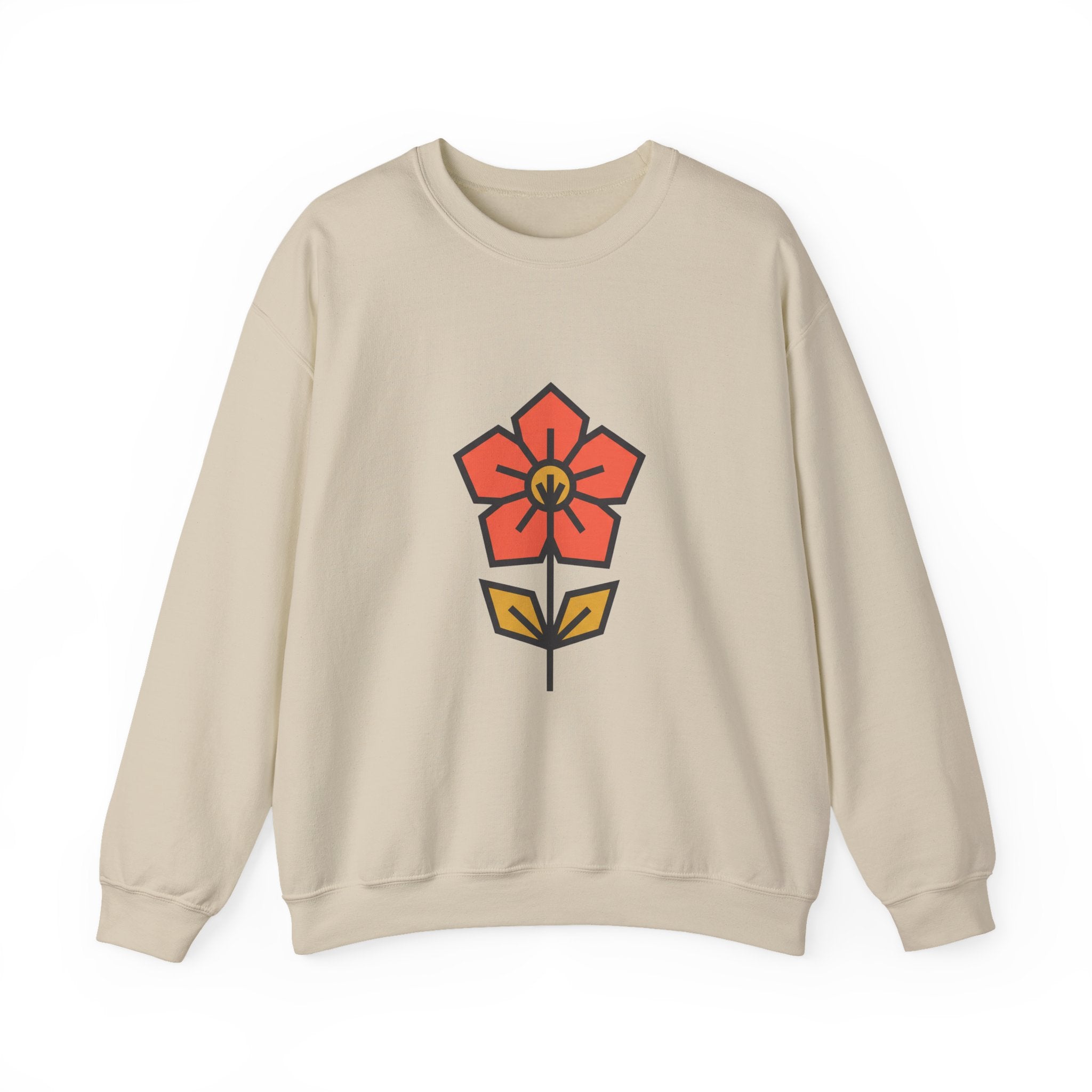Minimal Wildflower Icon Crewneck