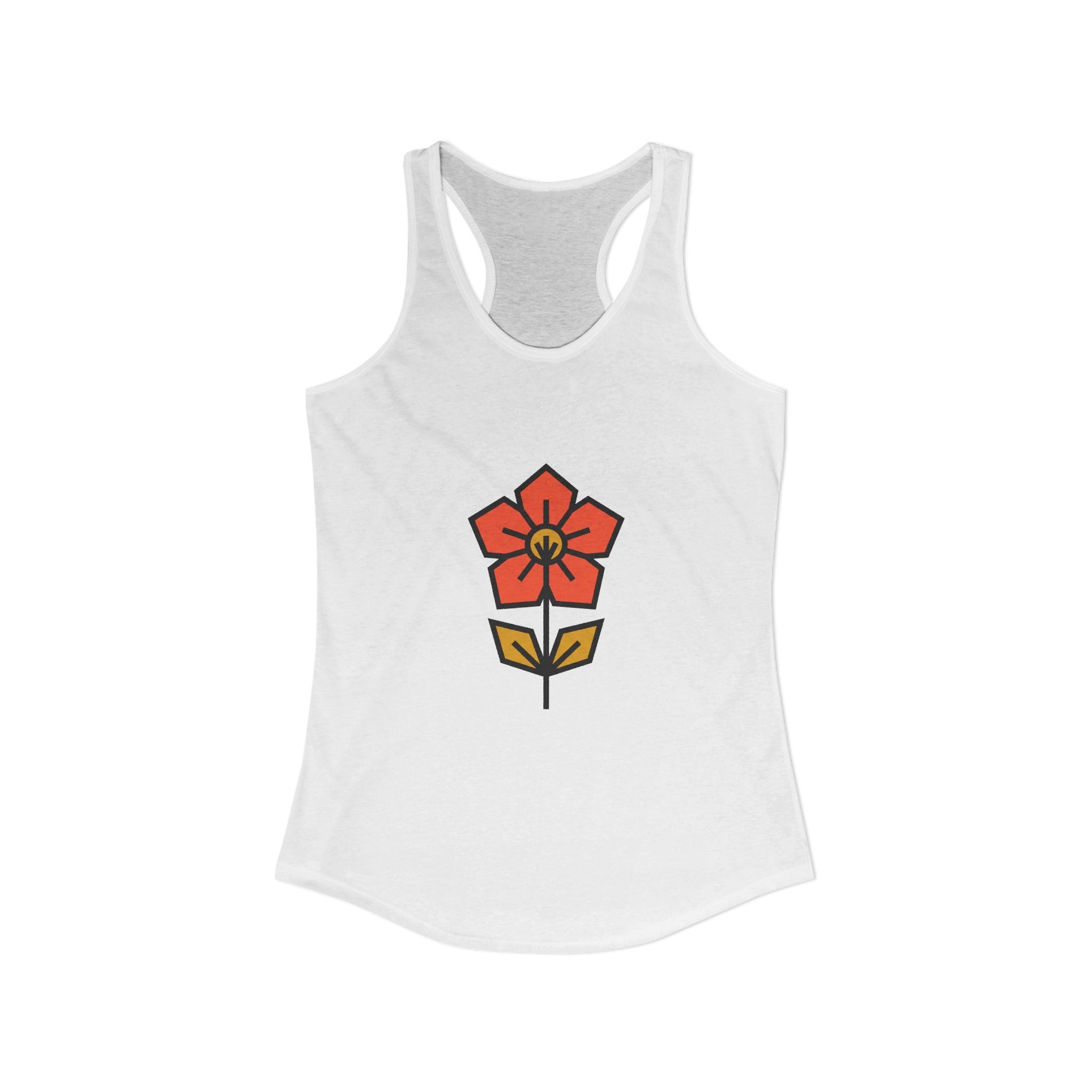 Minimal Wildflower Icon Tank Top