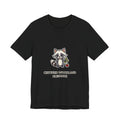Certified Woodland Nuisance Tee in Black, original woodland design by Bramblewick
