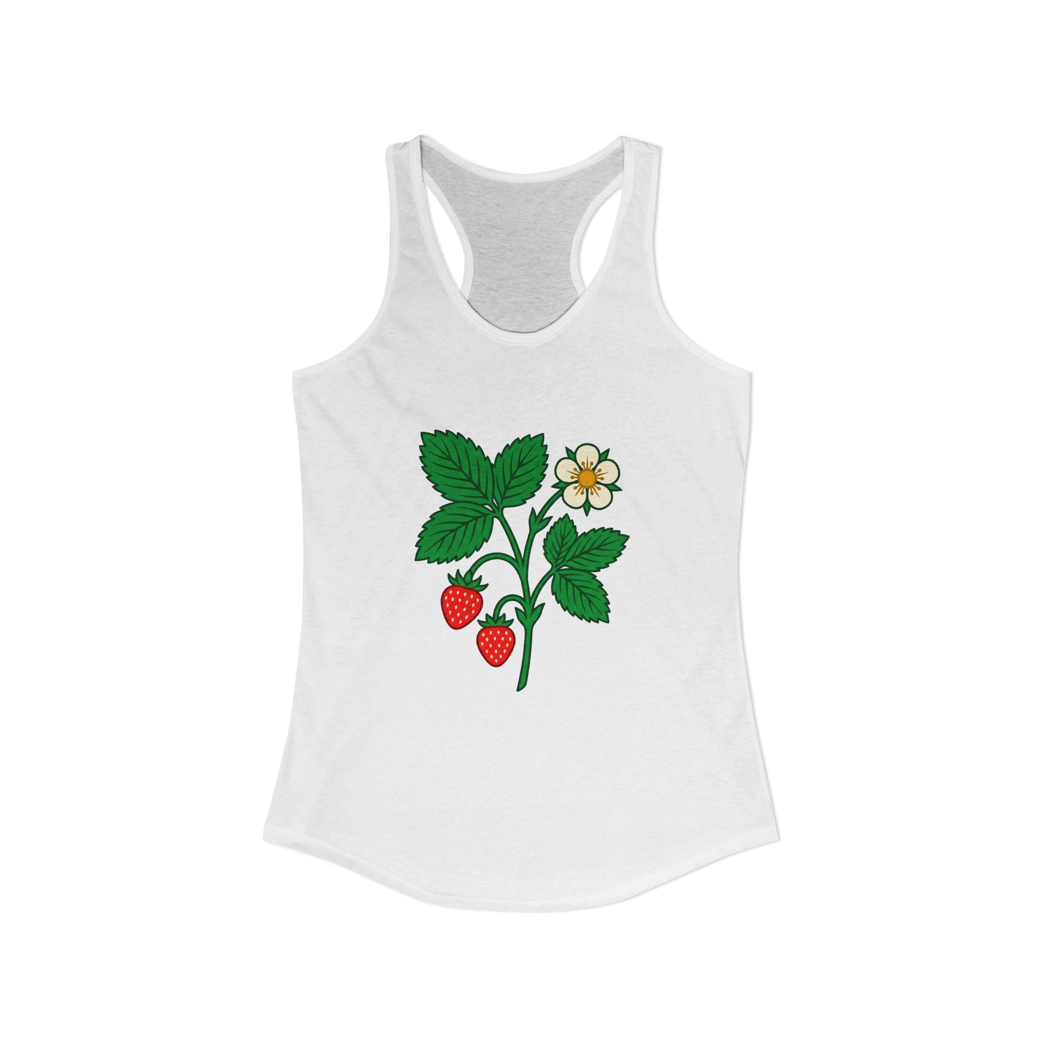 Wild Strawberry Sprig Tank Top