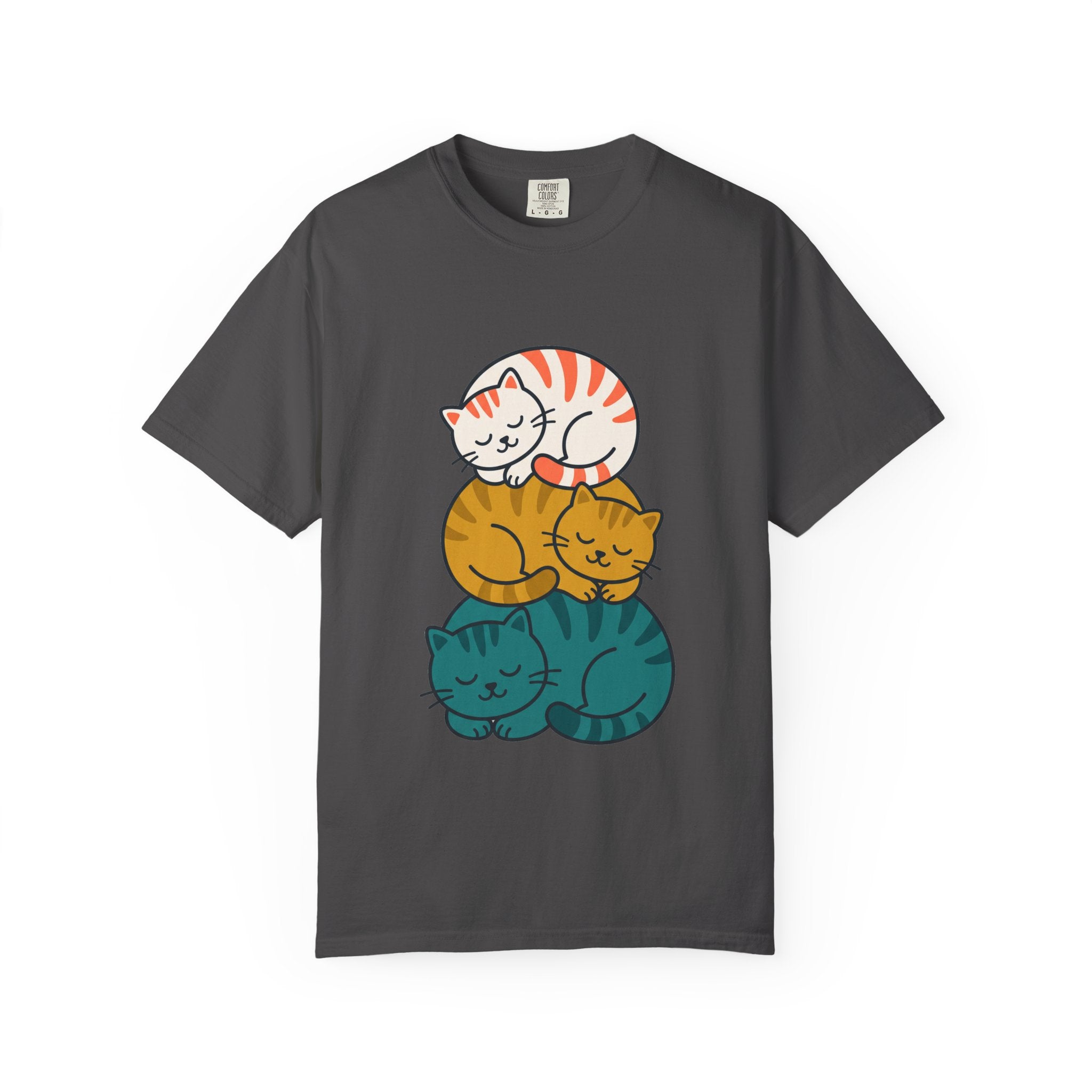 Sleepy Cat Stack Tee
