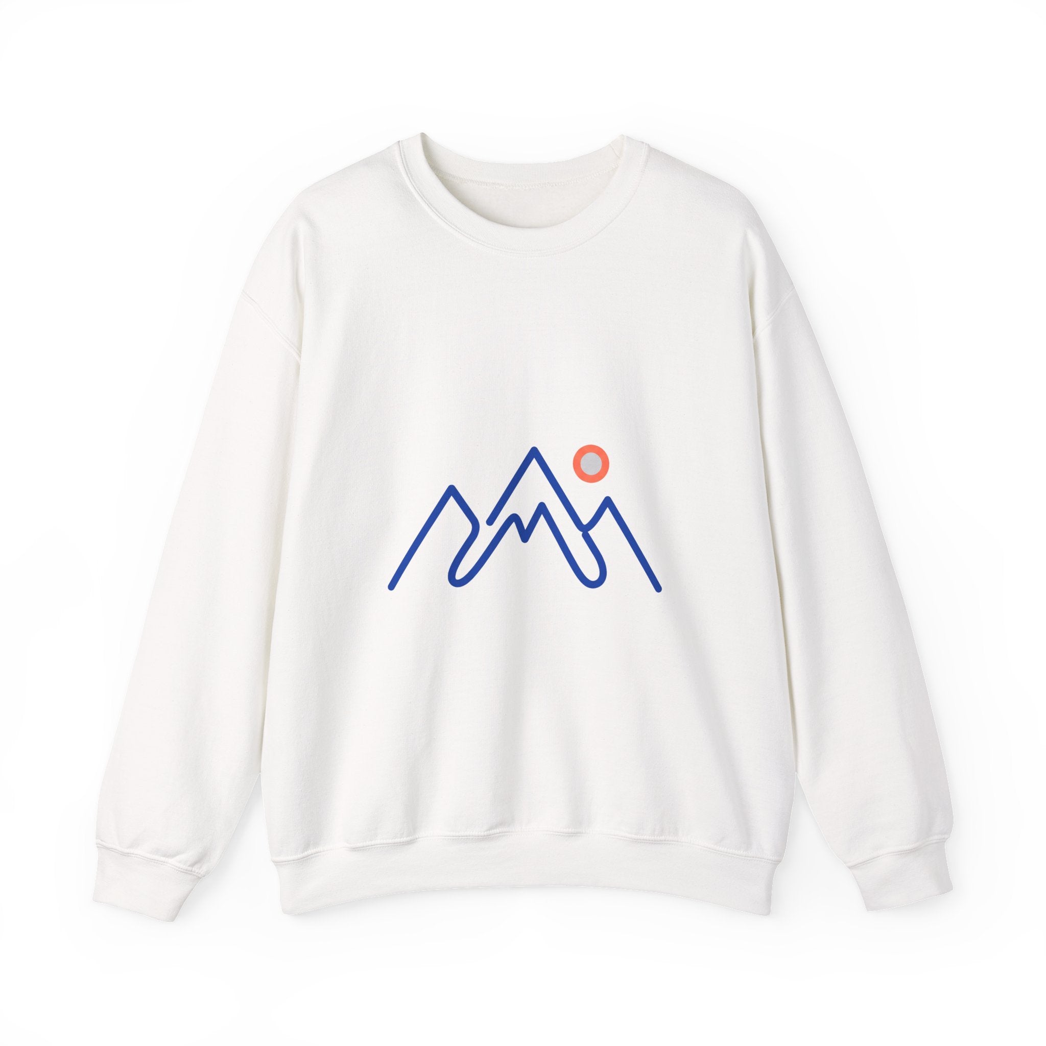 One Line Mountain Crewneck