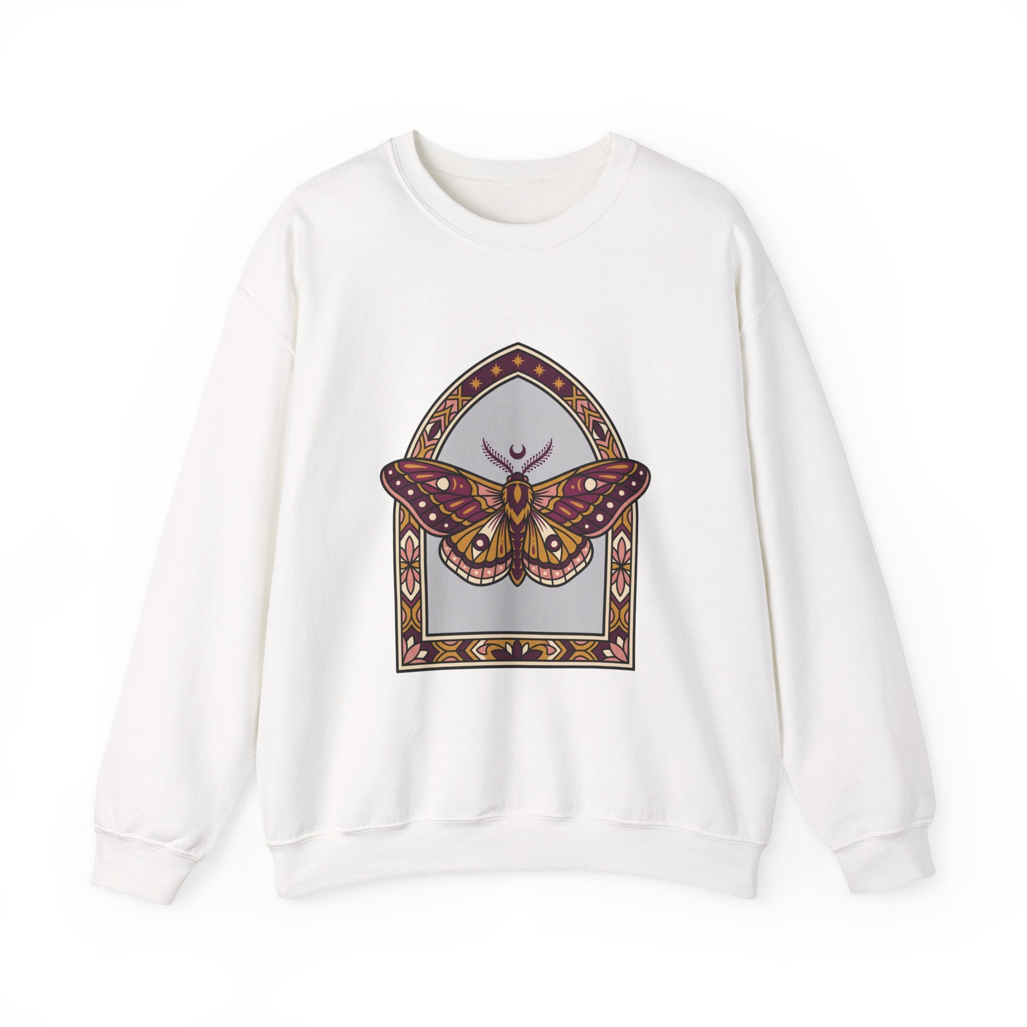 Arched Moth Stars Crewneck