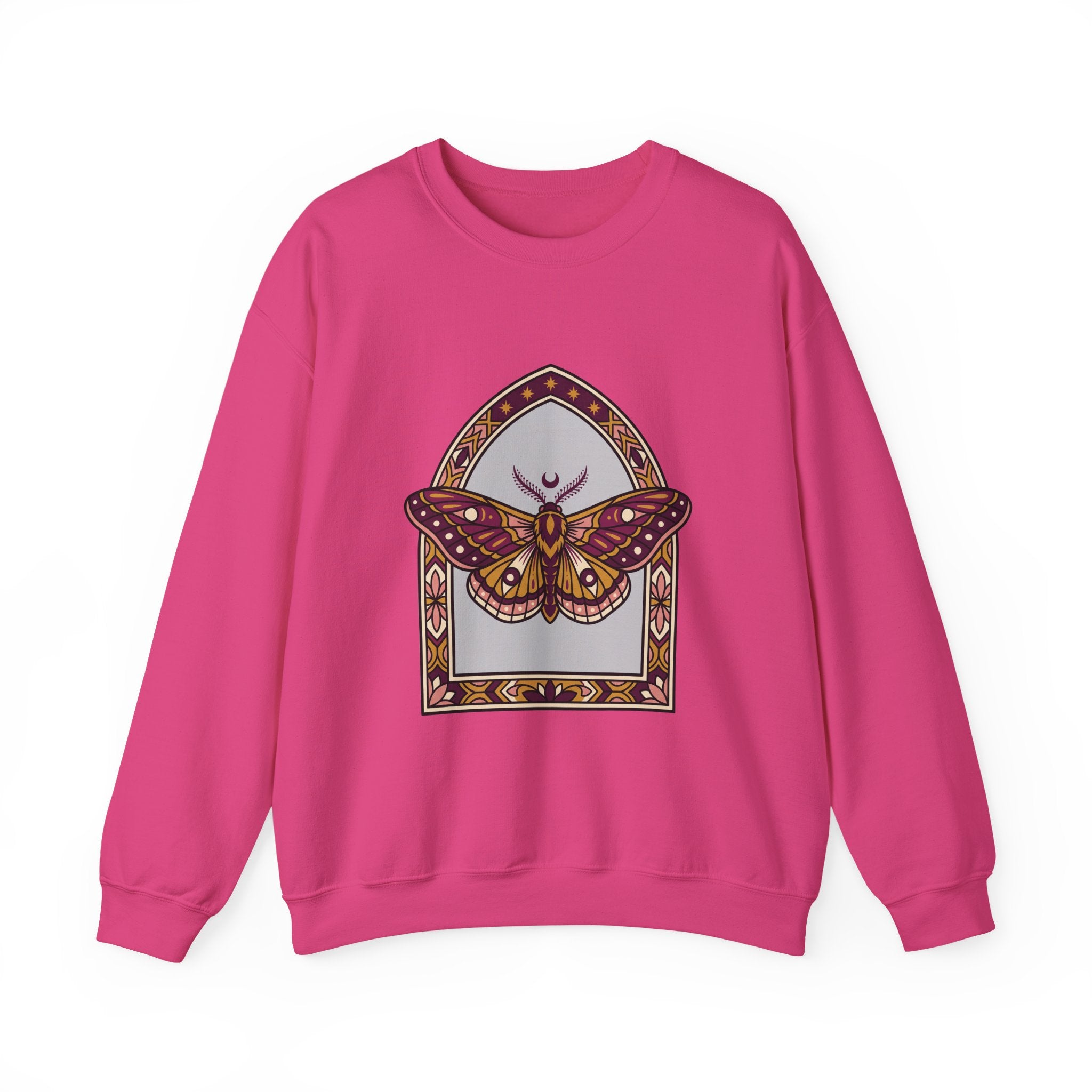 Arched Moth Stars Crewneck