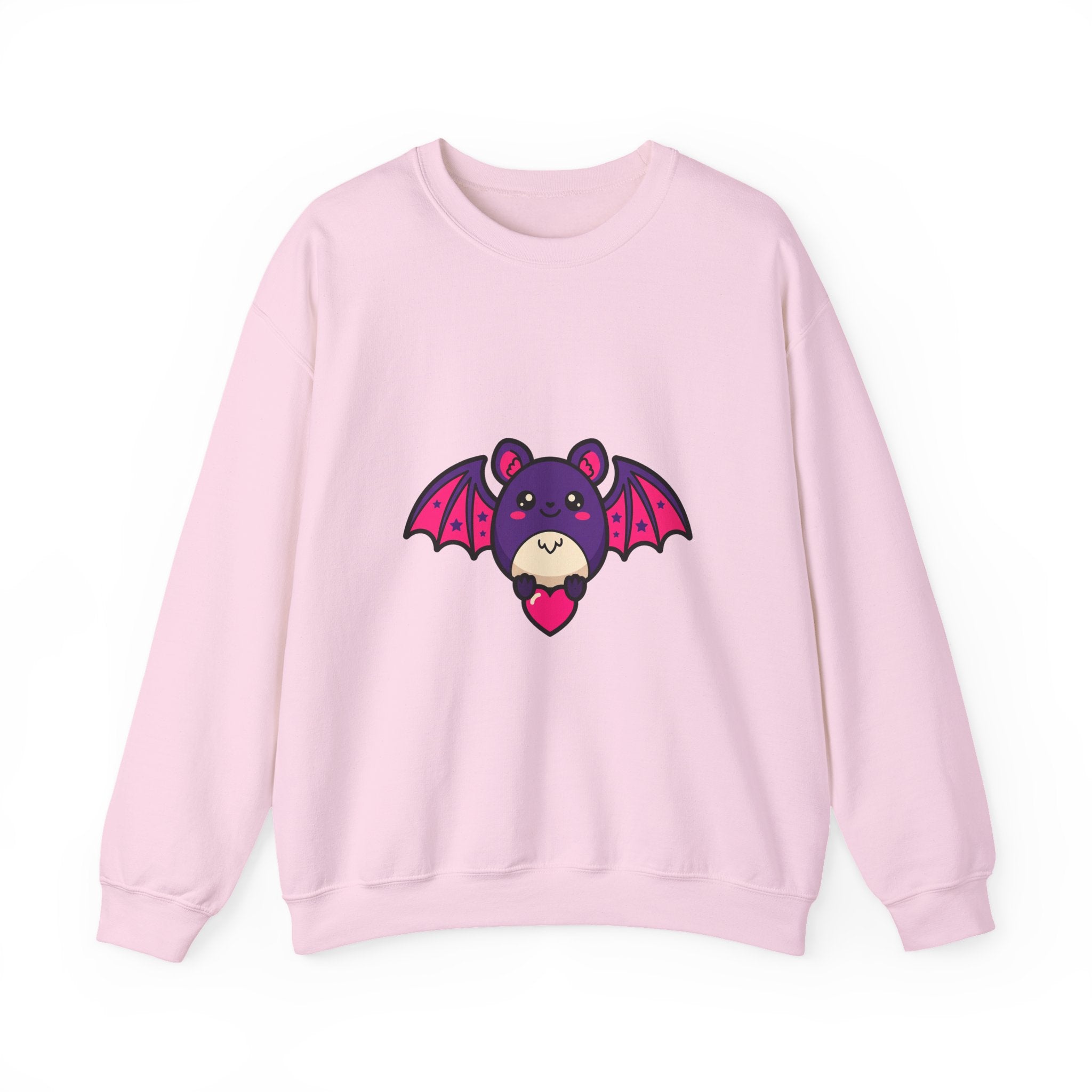 Bat with Tiny Heart Crewneck