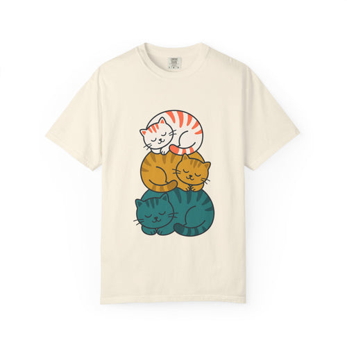 Sleepy Cat Stack Tee