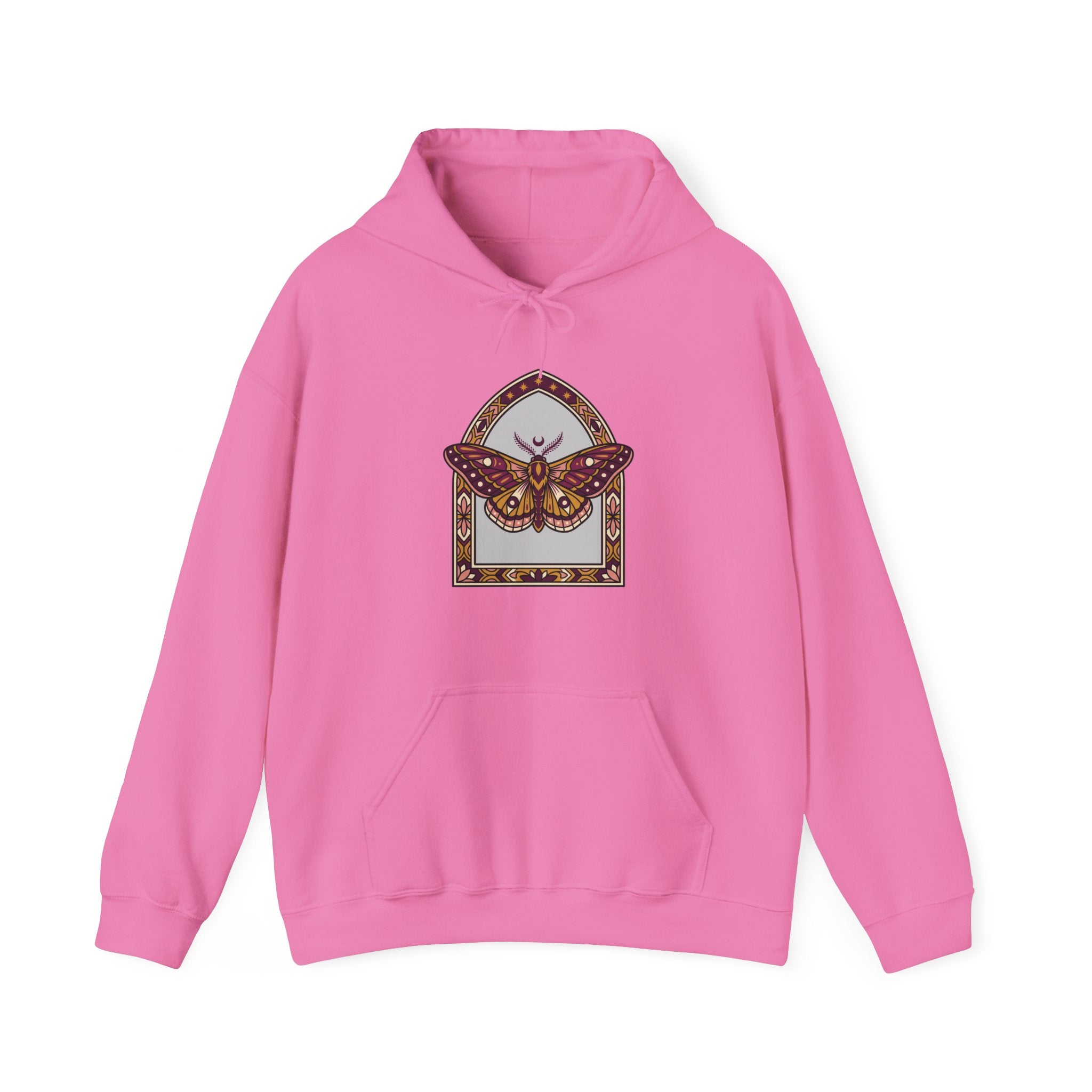 Arched Moth Stars Hoodie