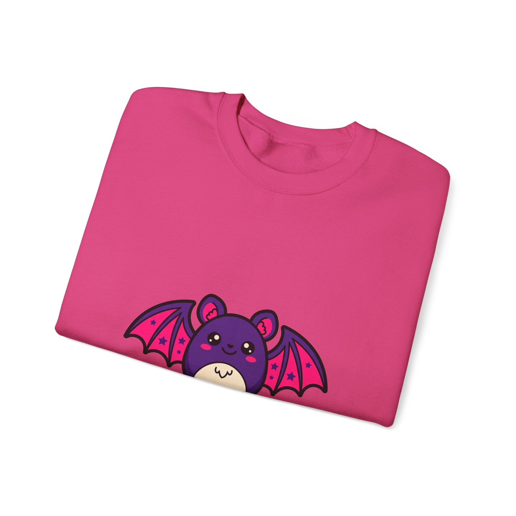 Bat with Tiny Heart Crewneck