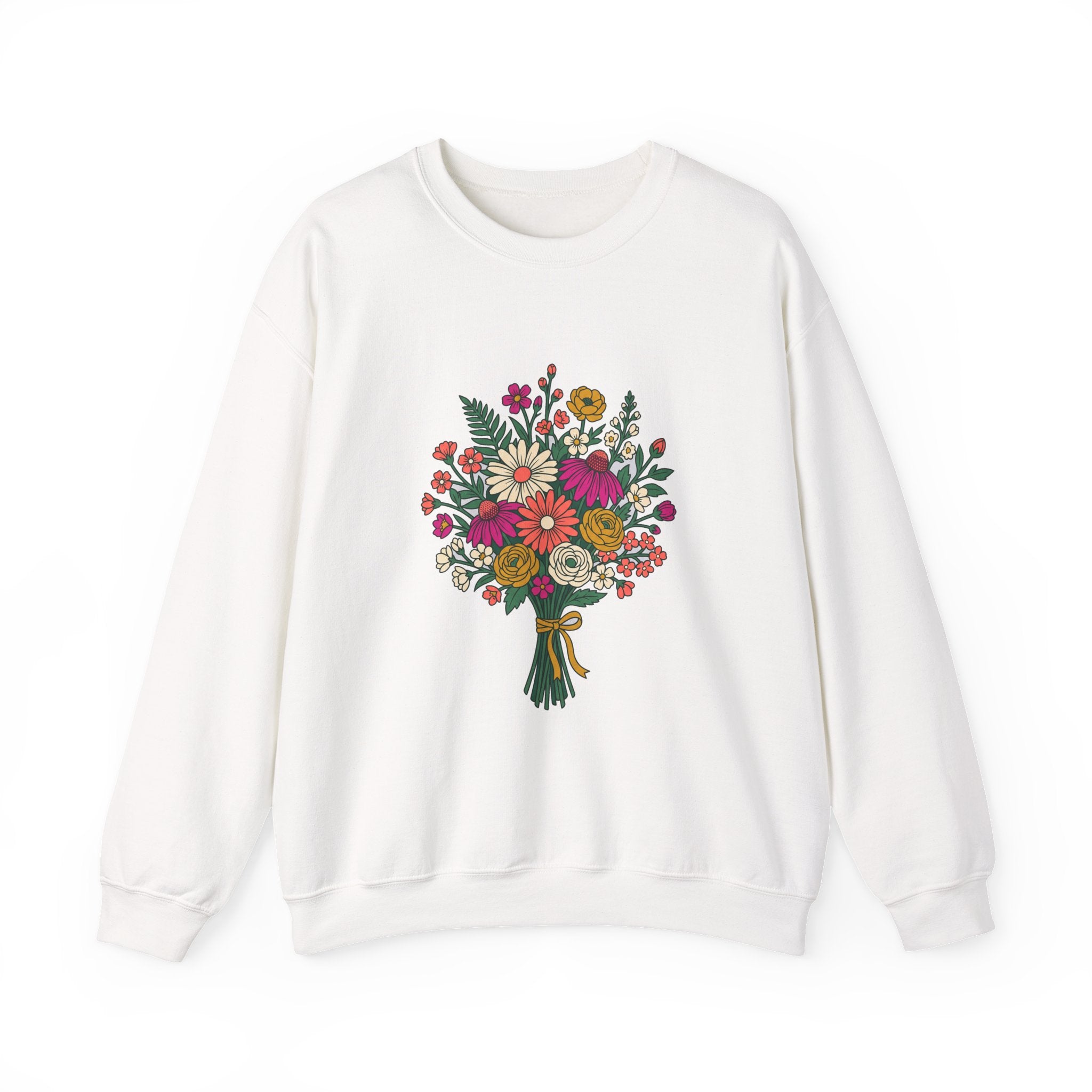 Wildflower Bouquet Line Crewneck