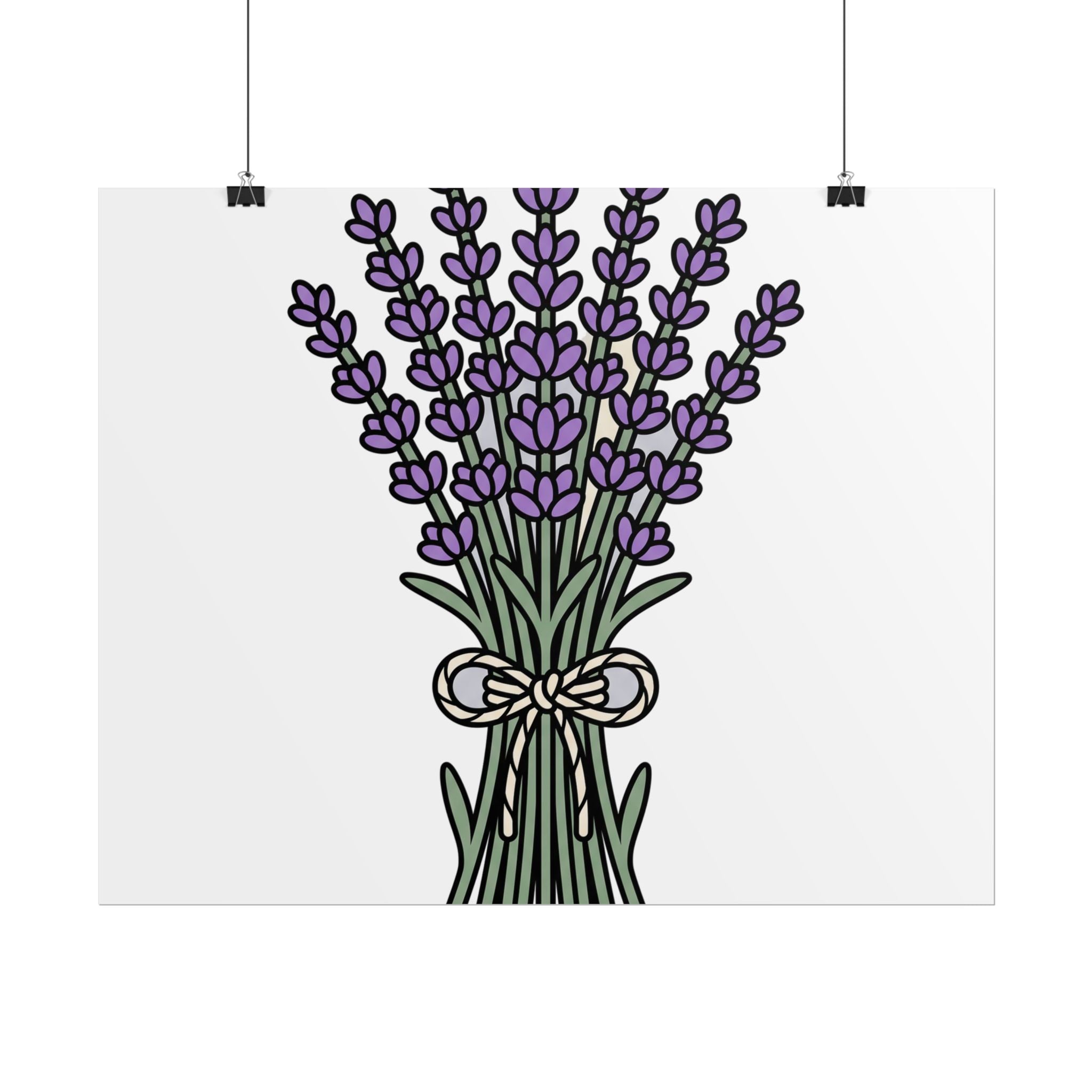 Lavender Bunch Poster
