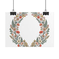 Pressed Flower Arch Poster