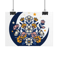 Moonflower Crescent Poster