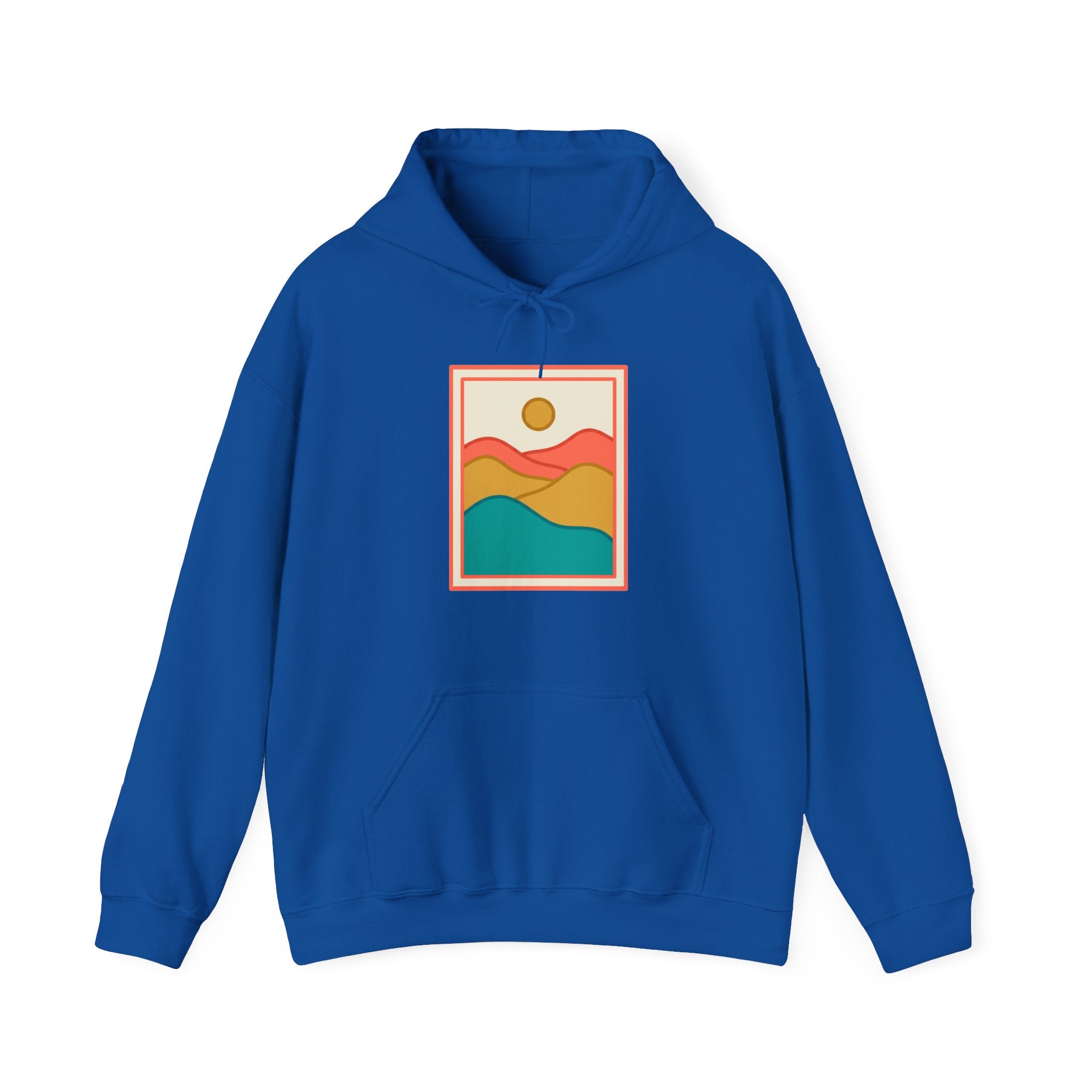 Layered Hills Line Hoodie