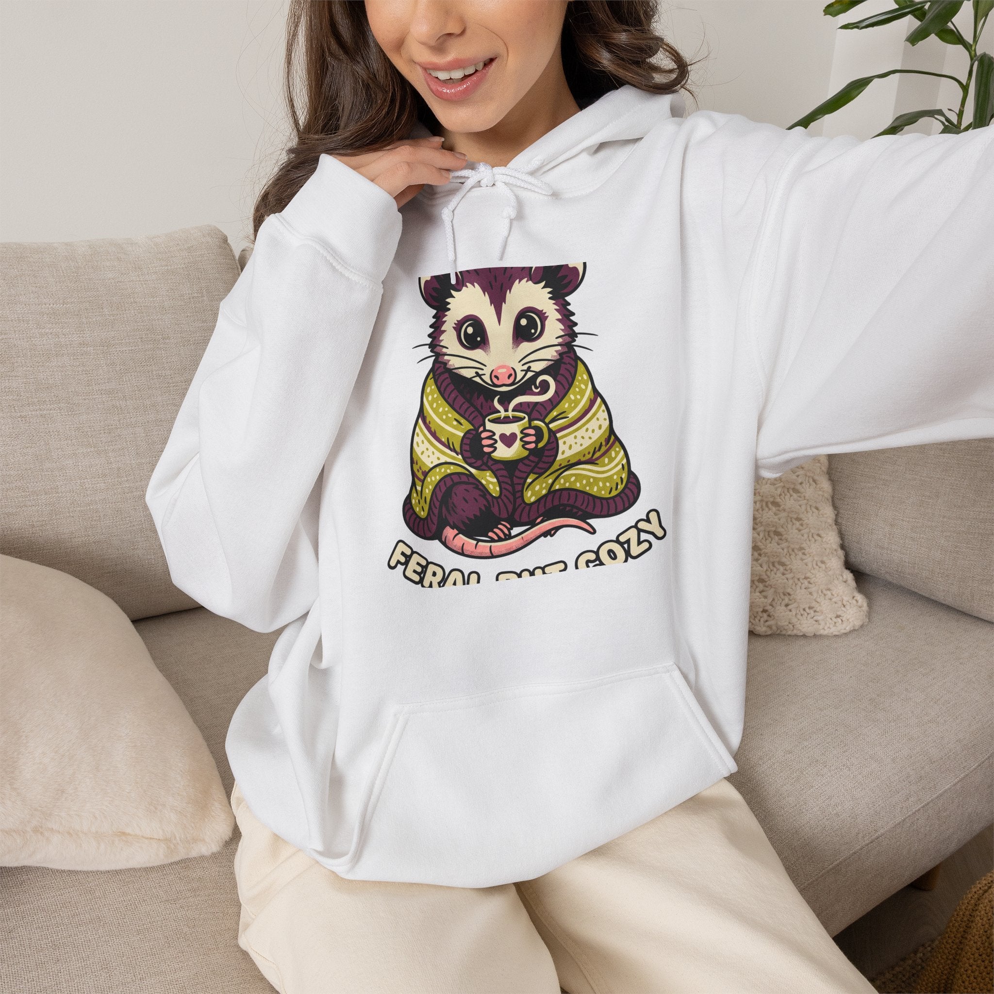 Feral but Cozy Hoodie