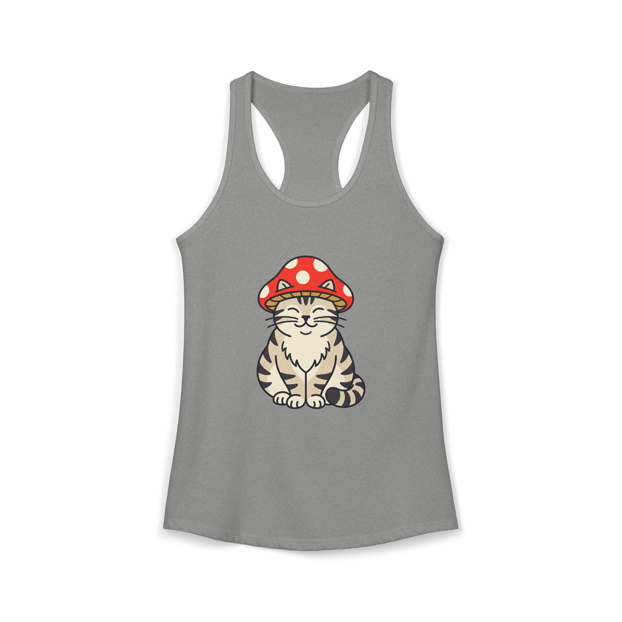 Mushroom Cat Tank Top