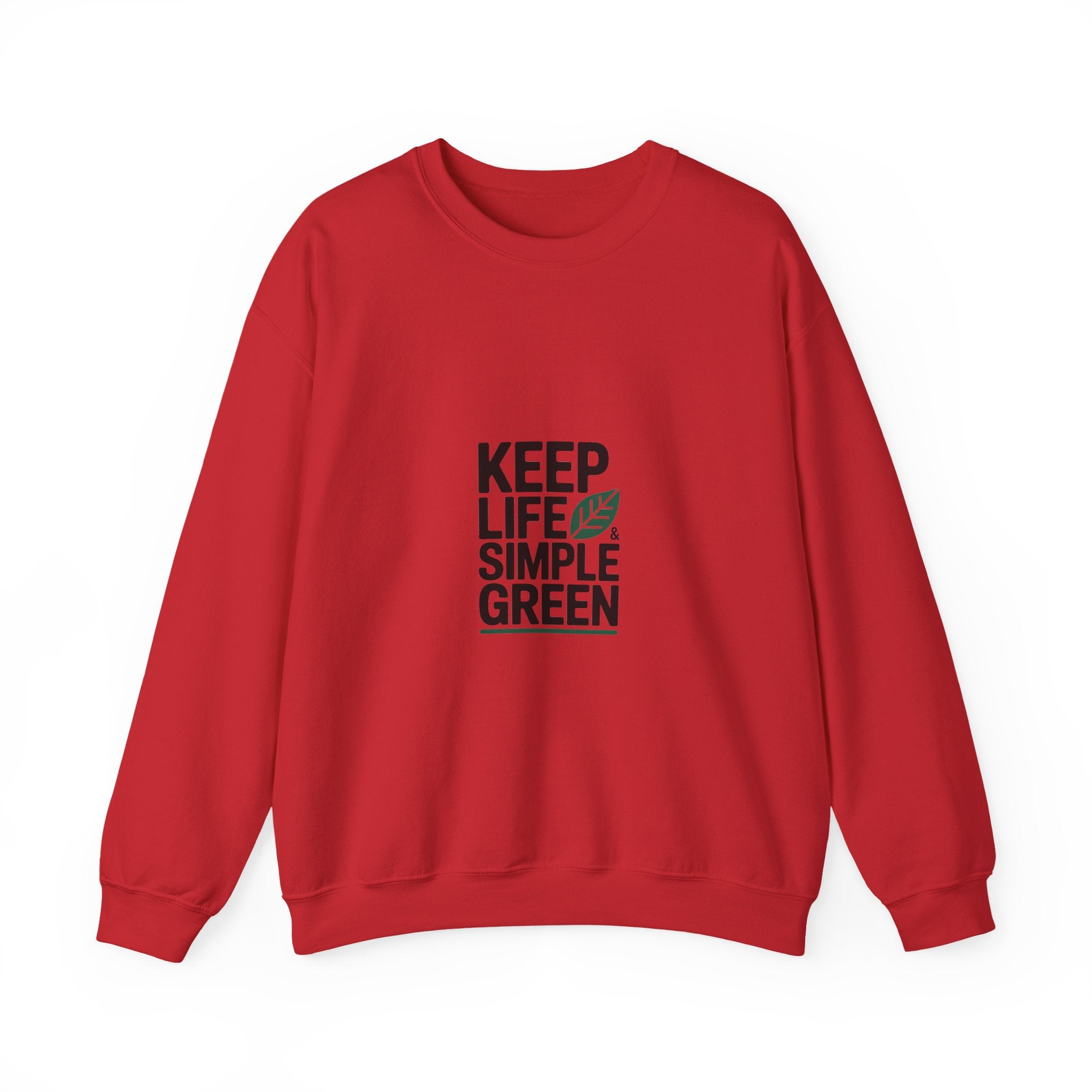 Keep Life Simple & Green Crewneck