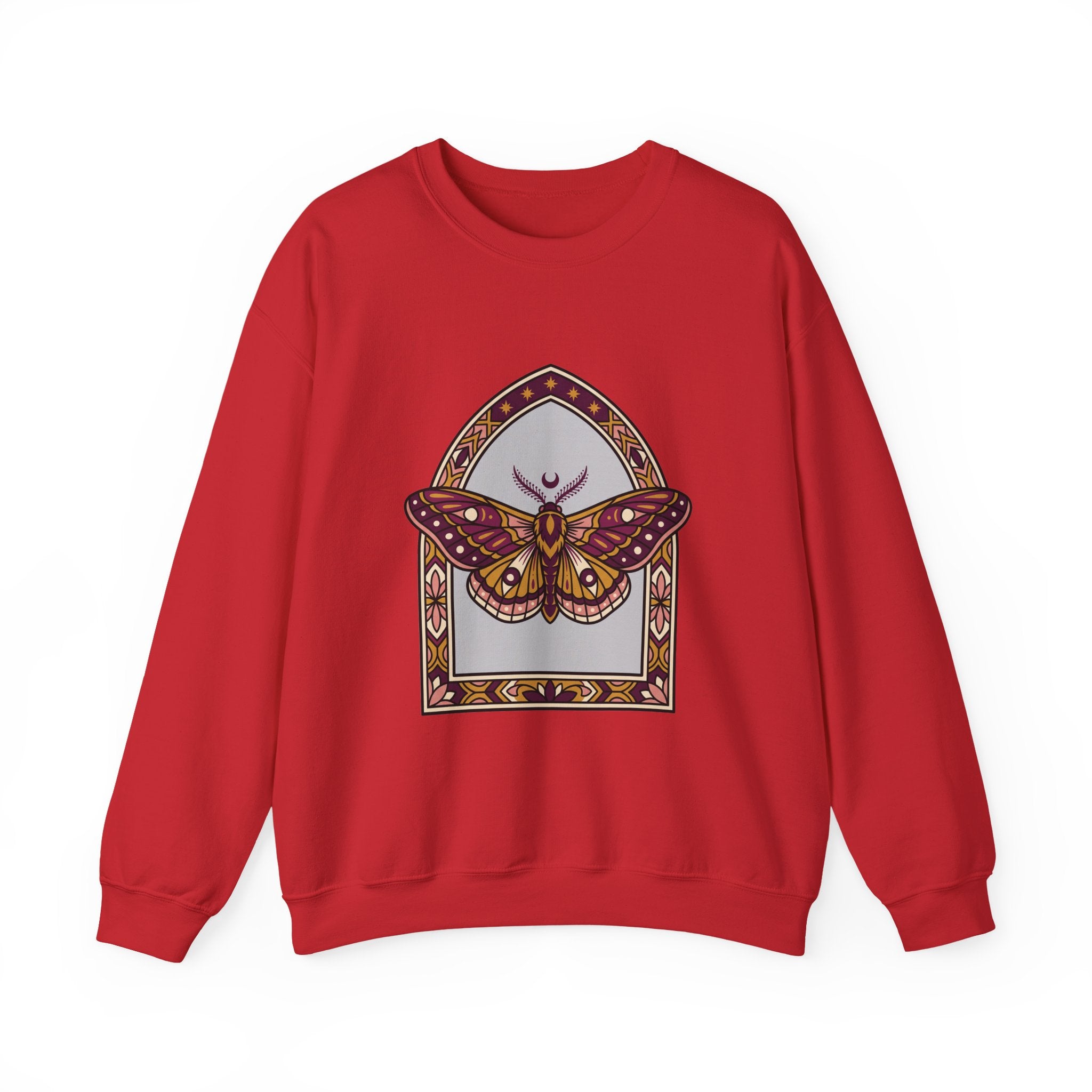Arched Moth Stars Crewneck
