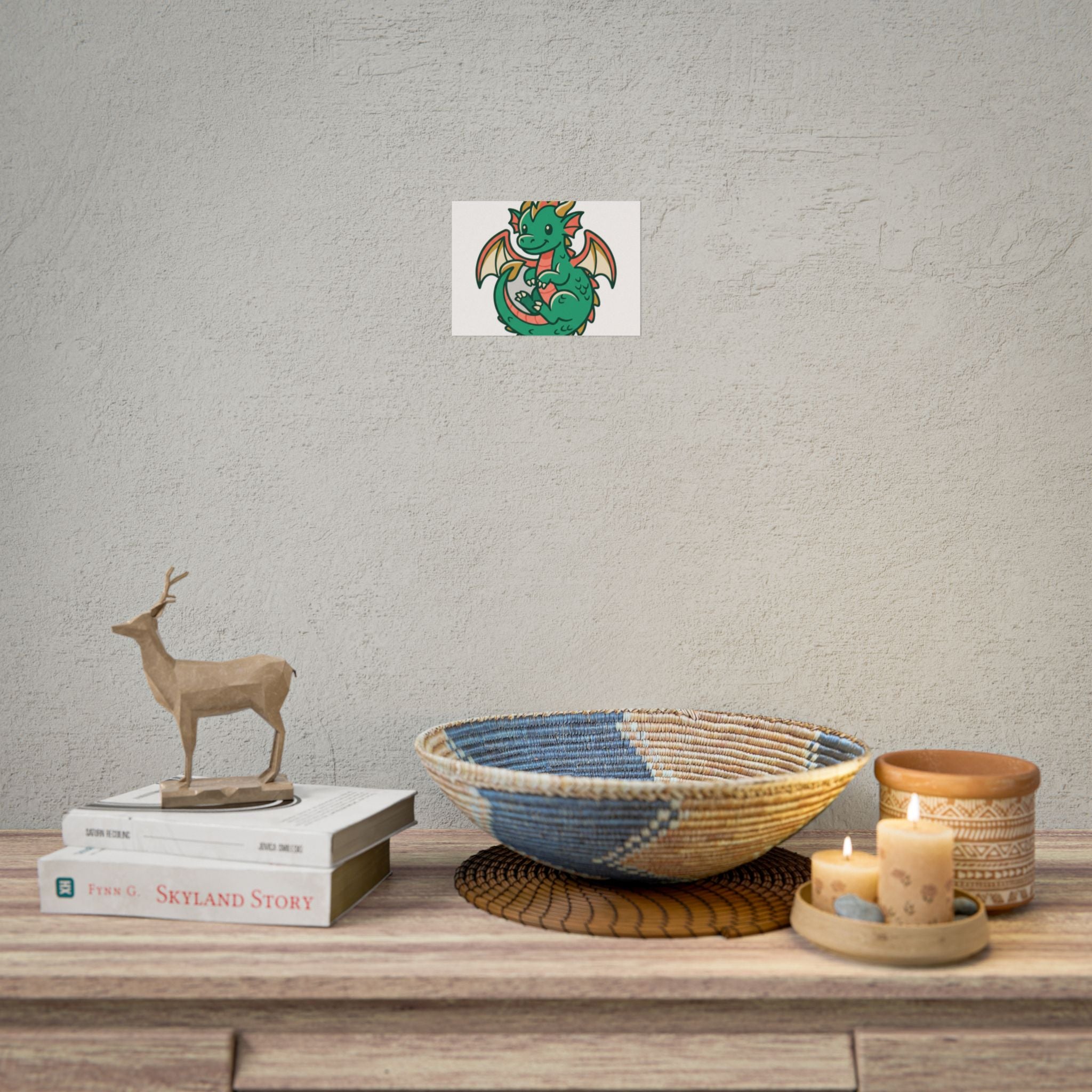 Tiny Leaf Dragon Poster