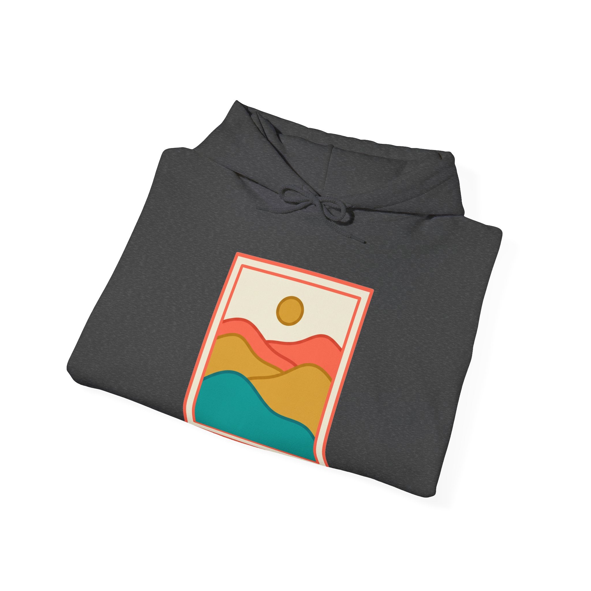 Layered Hills Line Hoodie