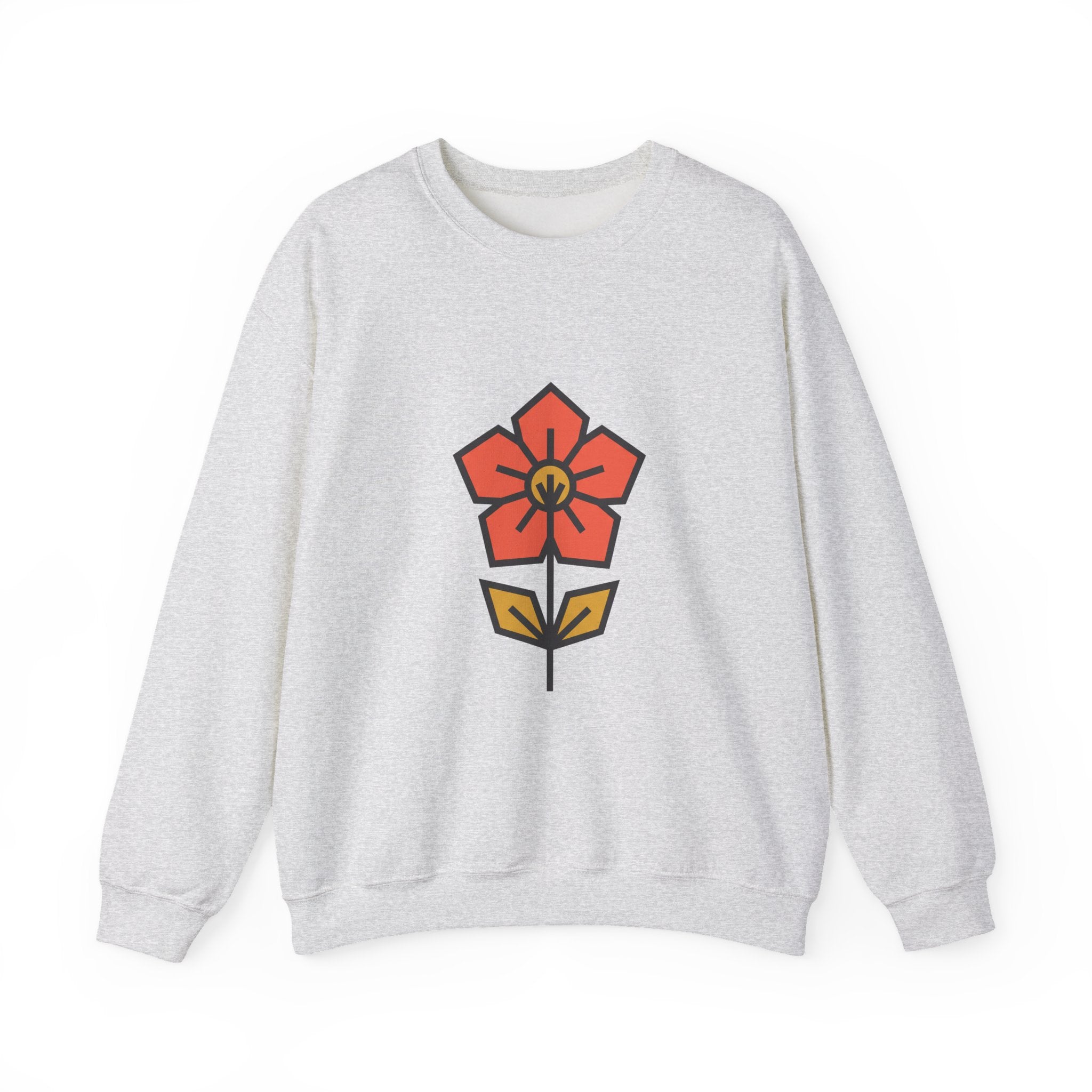Minimal Wildflower Icon Crewneck