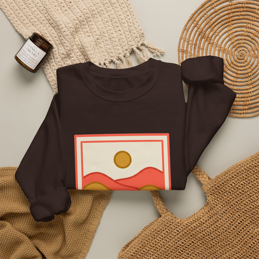 Layered Hills Line Crewneck