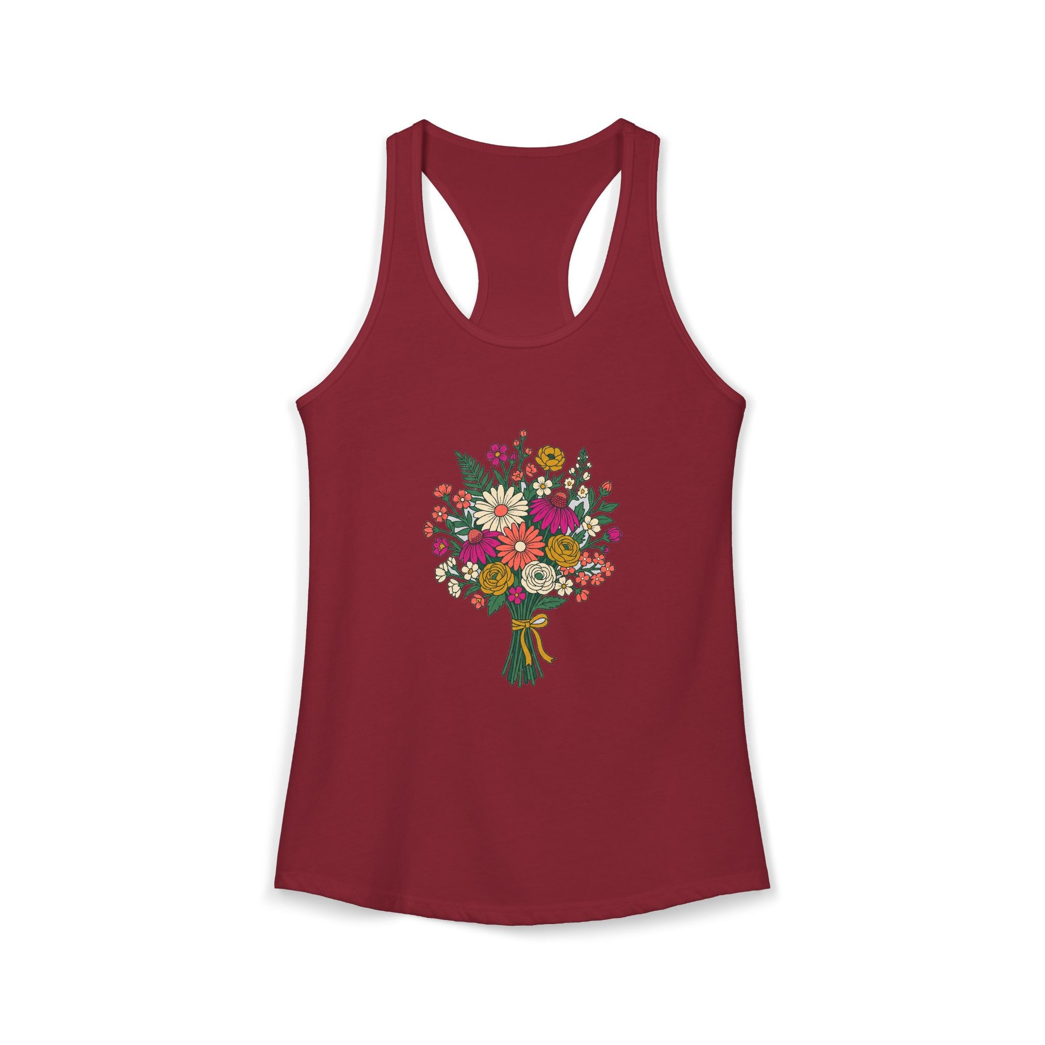 Wildflower Bouquet Line Tank Top