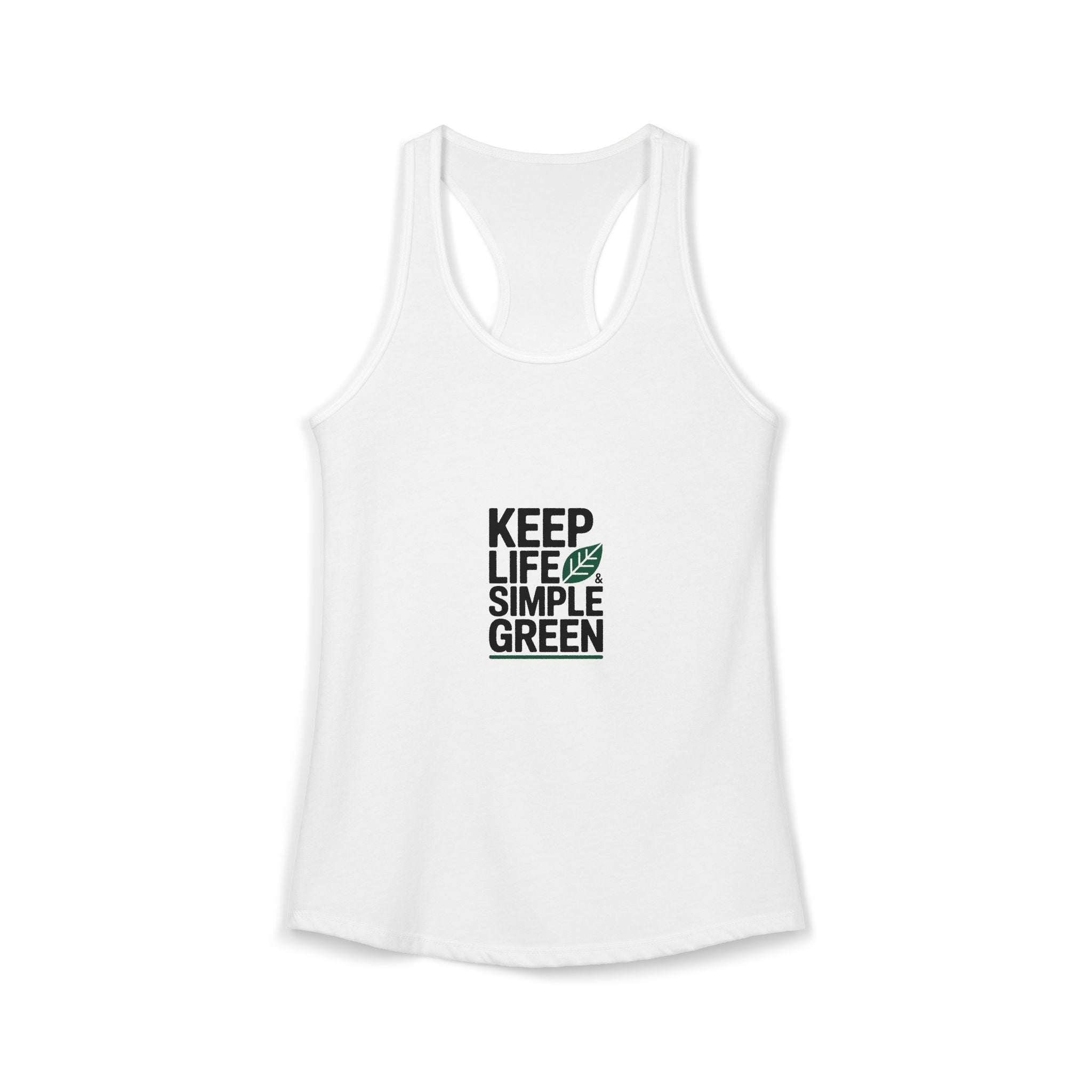 Keep Life Simple & Green Tank Top