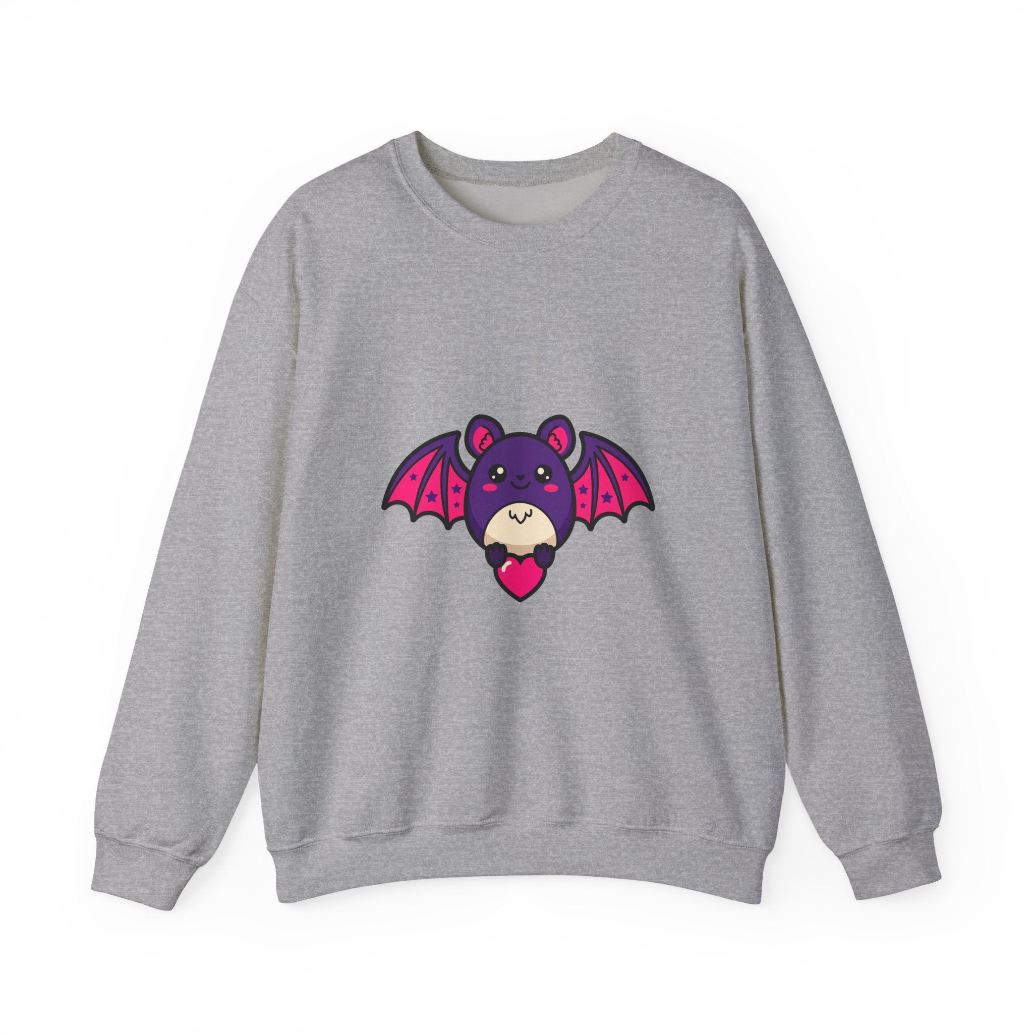 Bat with Tiny Heart Crewneck